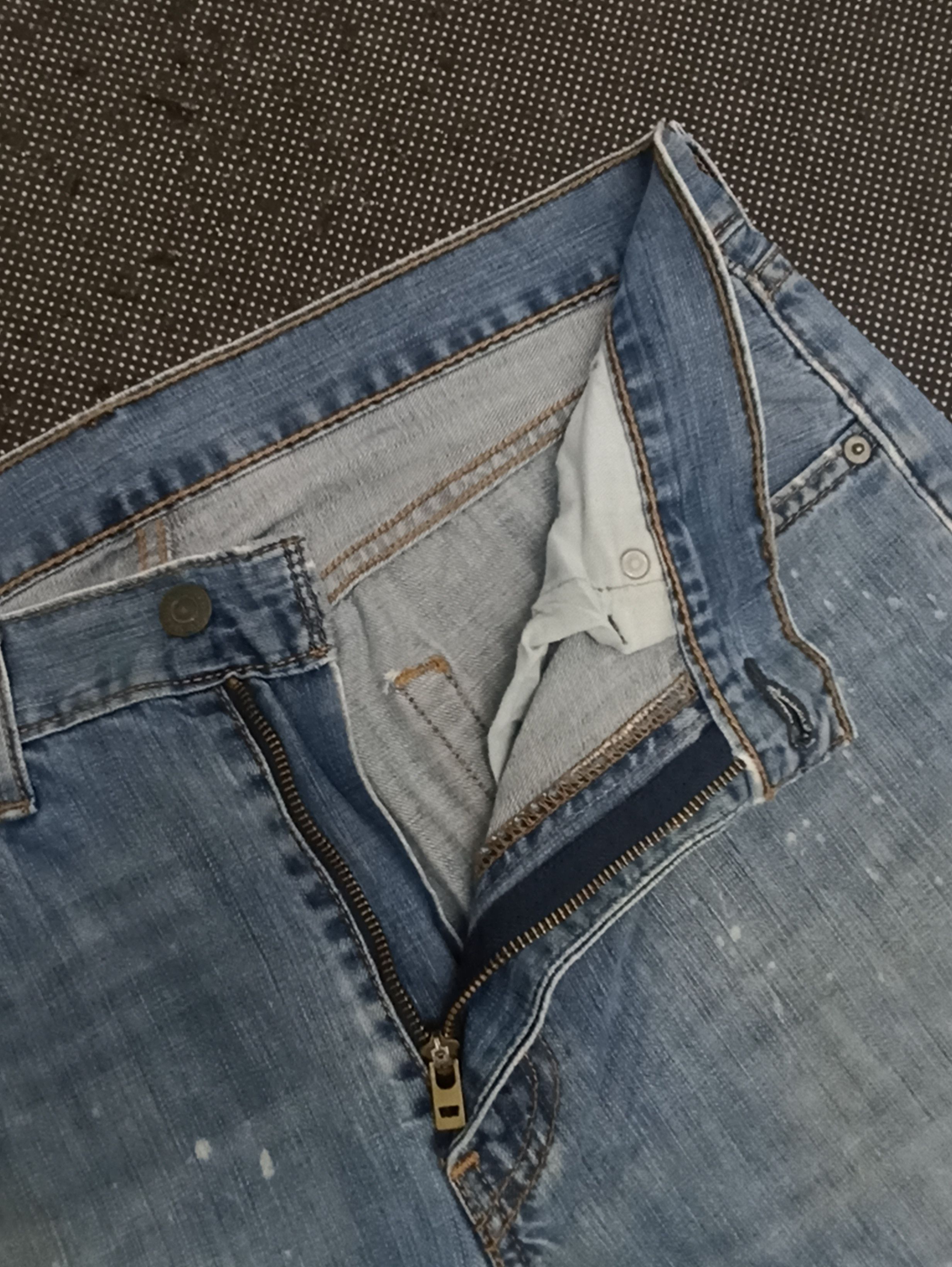 Jean × Levi's × Vintage VINTAGE LEVIS 505 DISTRESSED JEANS -J323 Size US 35 - 3 Thumbnail