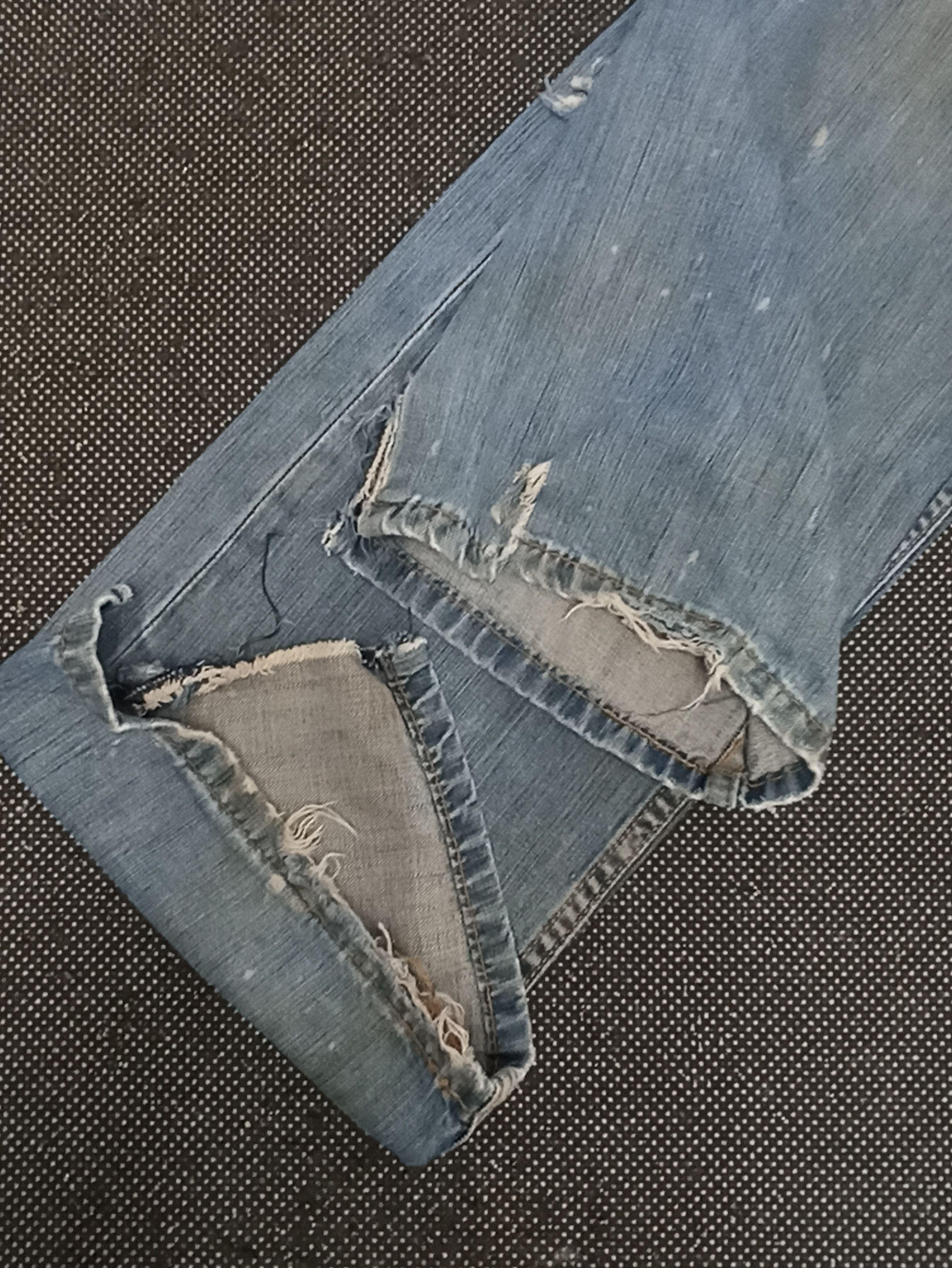 Jean × Levi's × Vintage VINTAGE LEVIS 505 DISTRESSED JEANS -J323 Size US 35 - 7 Thumbnail