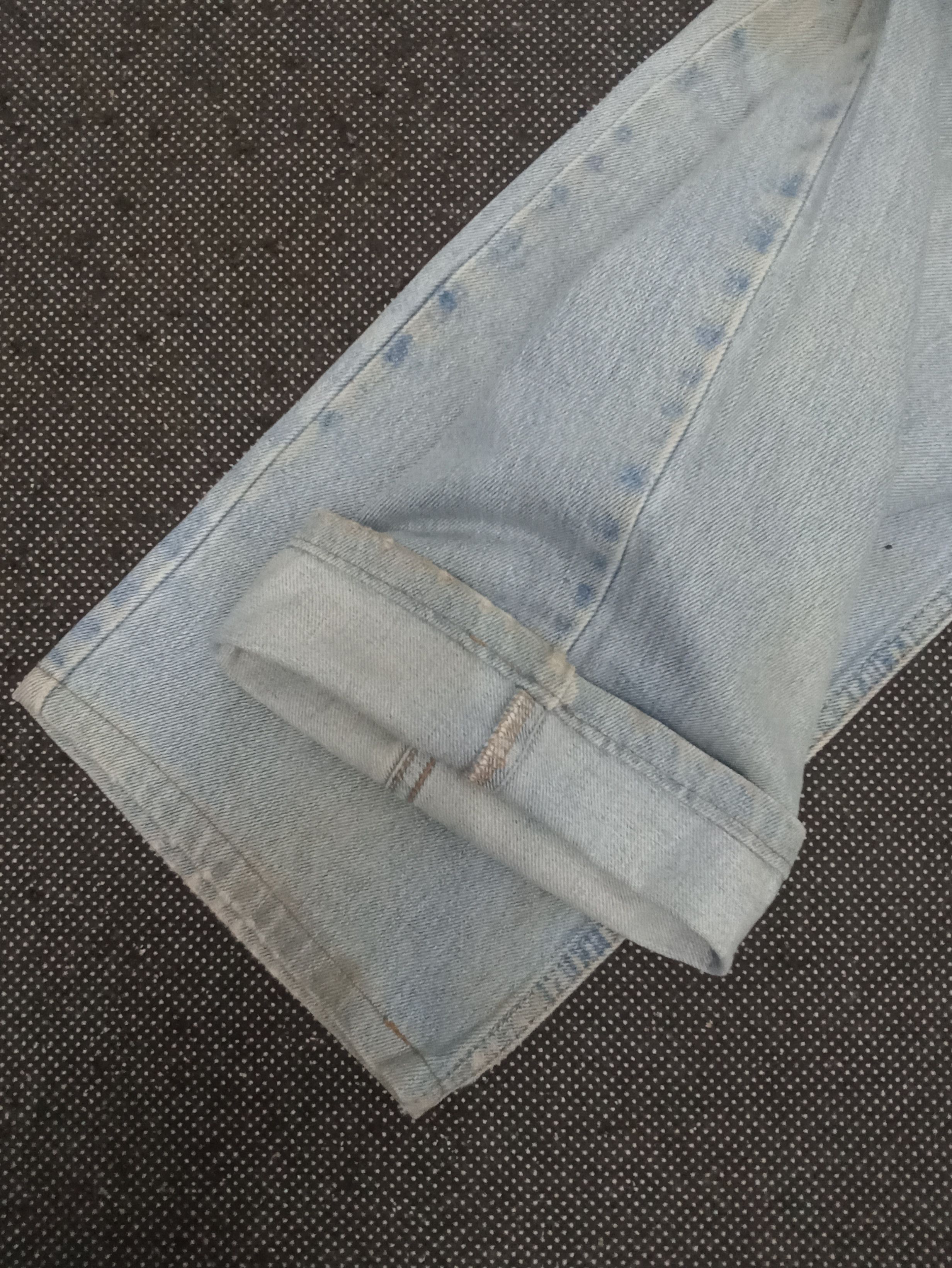 Jean × Levi's × Vintage VINTAGE LEVIS 505 LIGHT WASH JEANS -J324 Size US 36 / EU 52 - 7 Thumbnail