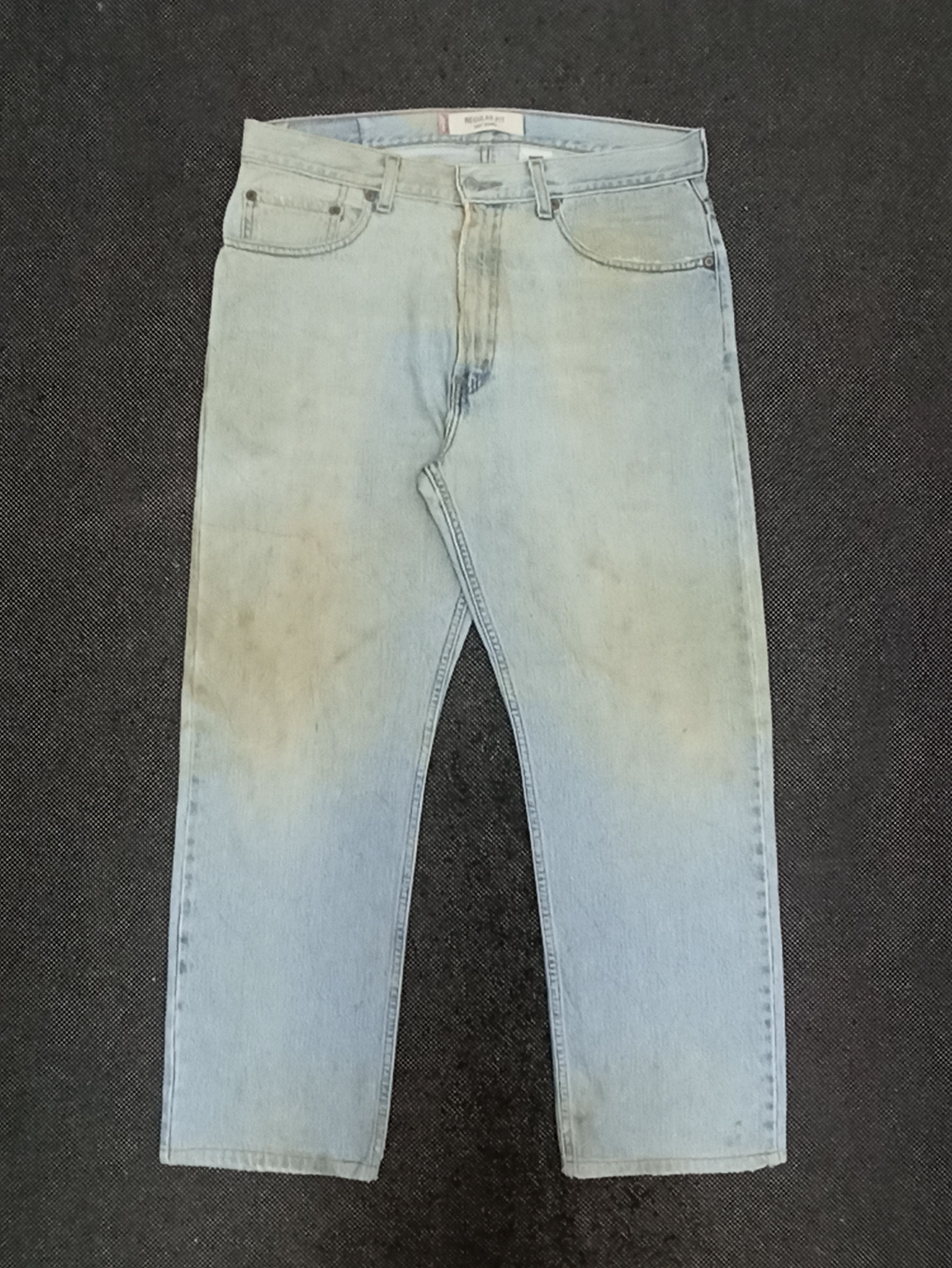 Jean × Levi's × Vintage VINTAGE LEVIS 505 LIGHT WASH JEANS -J324 Size US 36 / EU 52 - 1 Thumbnail