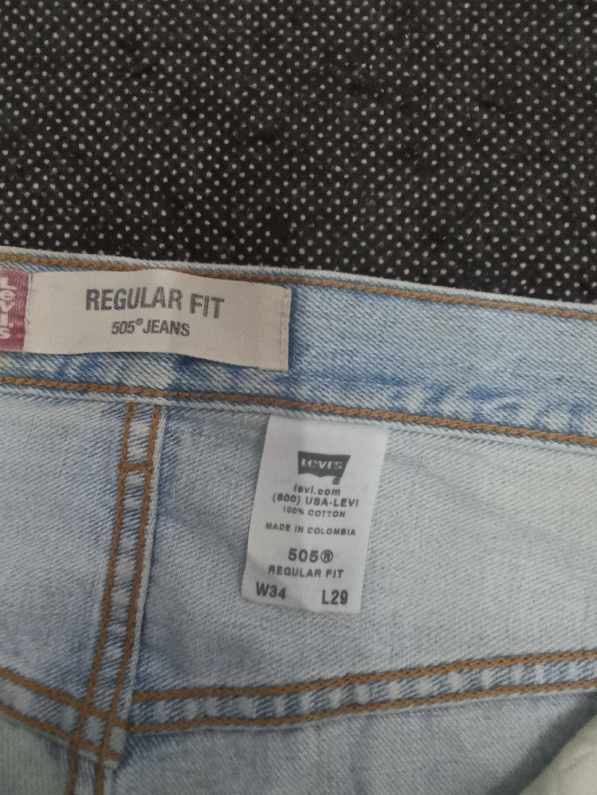 Jean × Levi's × Vintage VINTAGE LEVIS 505 LIGHT WASH JEANS -J324 Size US 36 / EU 52 - 5 Thumbnail