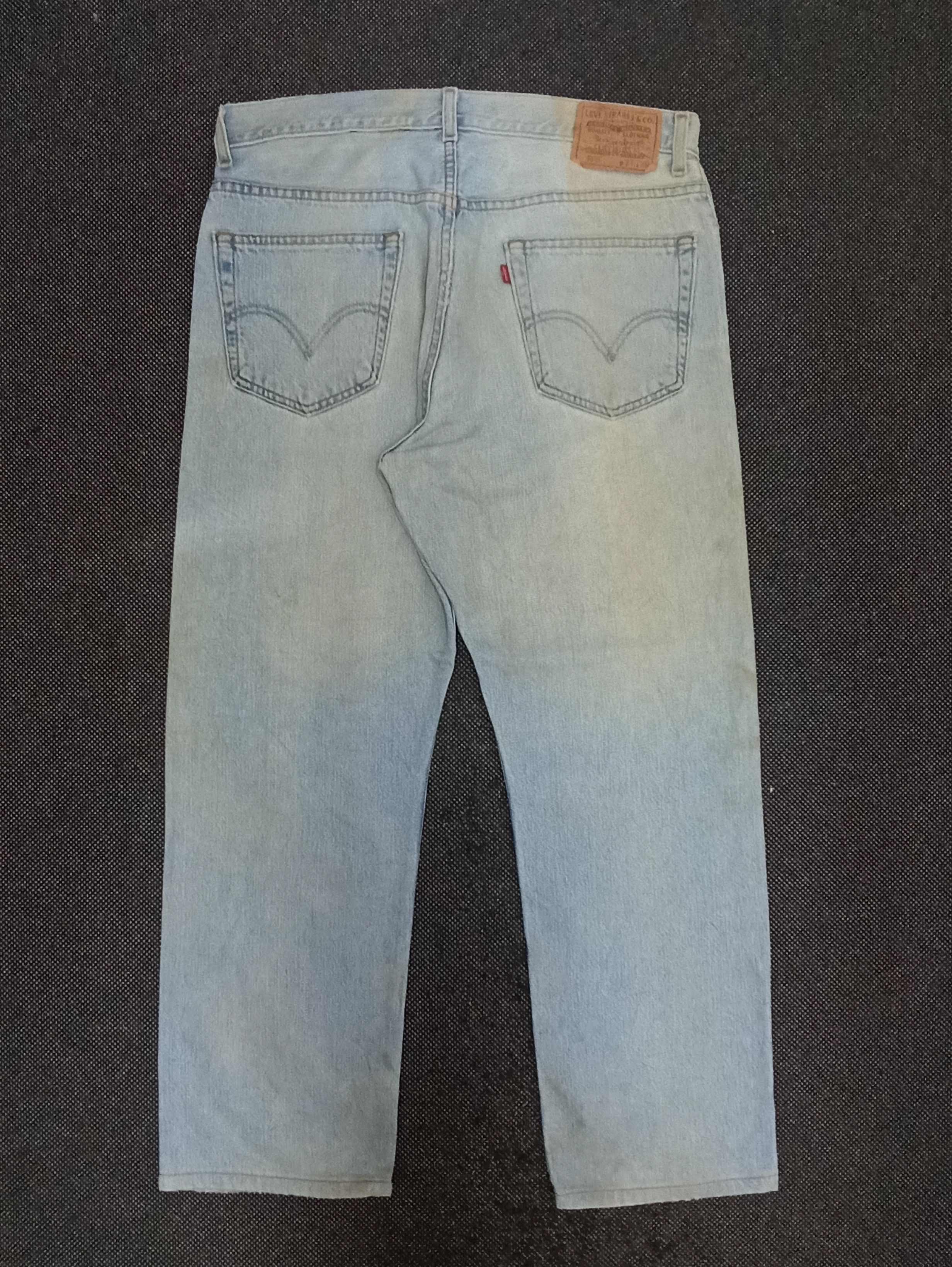 Jean × Levi's × Vintage VINTAGE LEVIS 505 LIGHT WASH JEANS -J324 Size US 36 / EU 52 - 2 Thumbnail