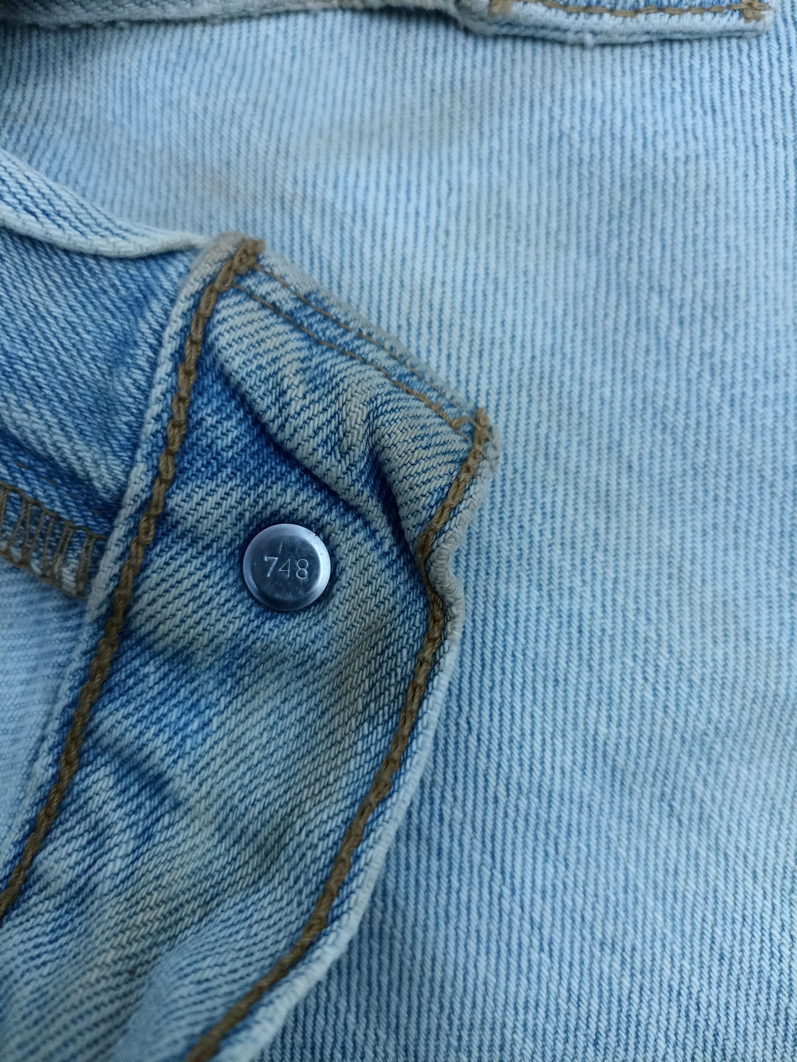 Jean × Levi's × Vintage VINTAGE LEVIS 505 LIGHT WASH JEANS -J324 Size US 36 / EU 52 - 4 Thumbnail