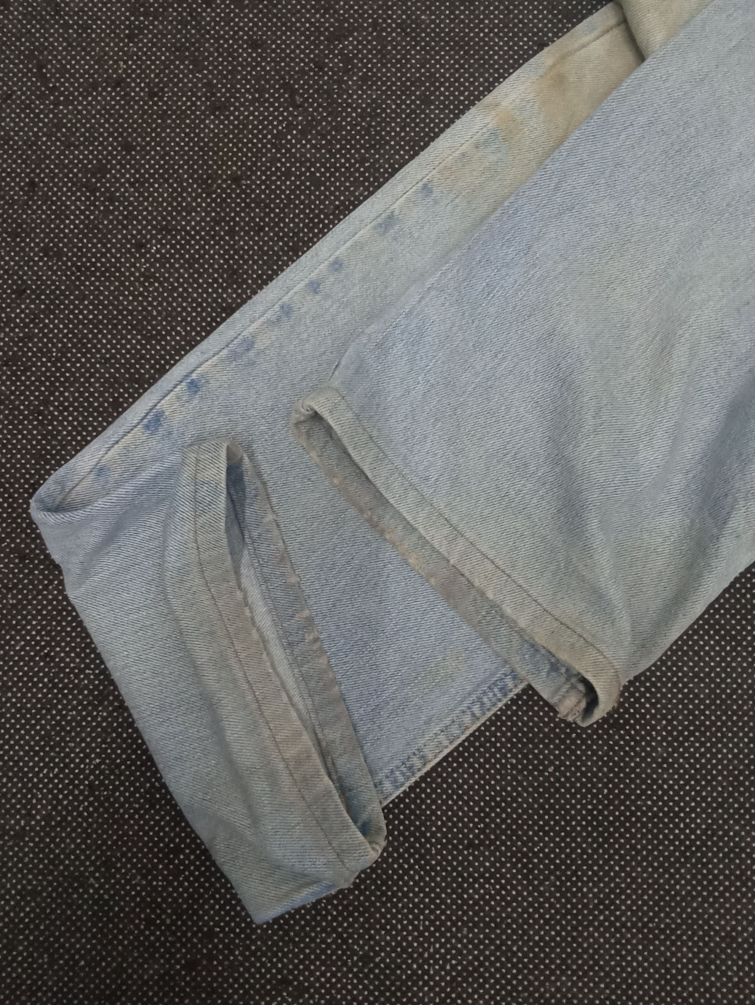 Jean × Levi's × Vintage VINTAGE LEVIS 505 LIGHT WASH JEANS -J324 Size US 36 / EU 52 - 8 Thumbnail