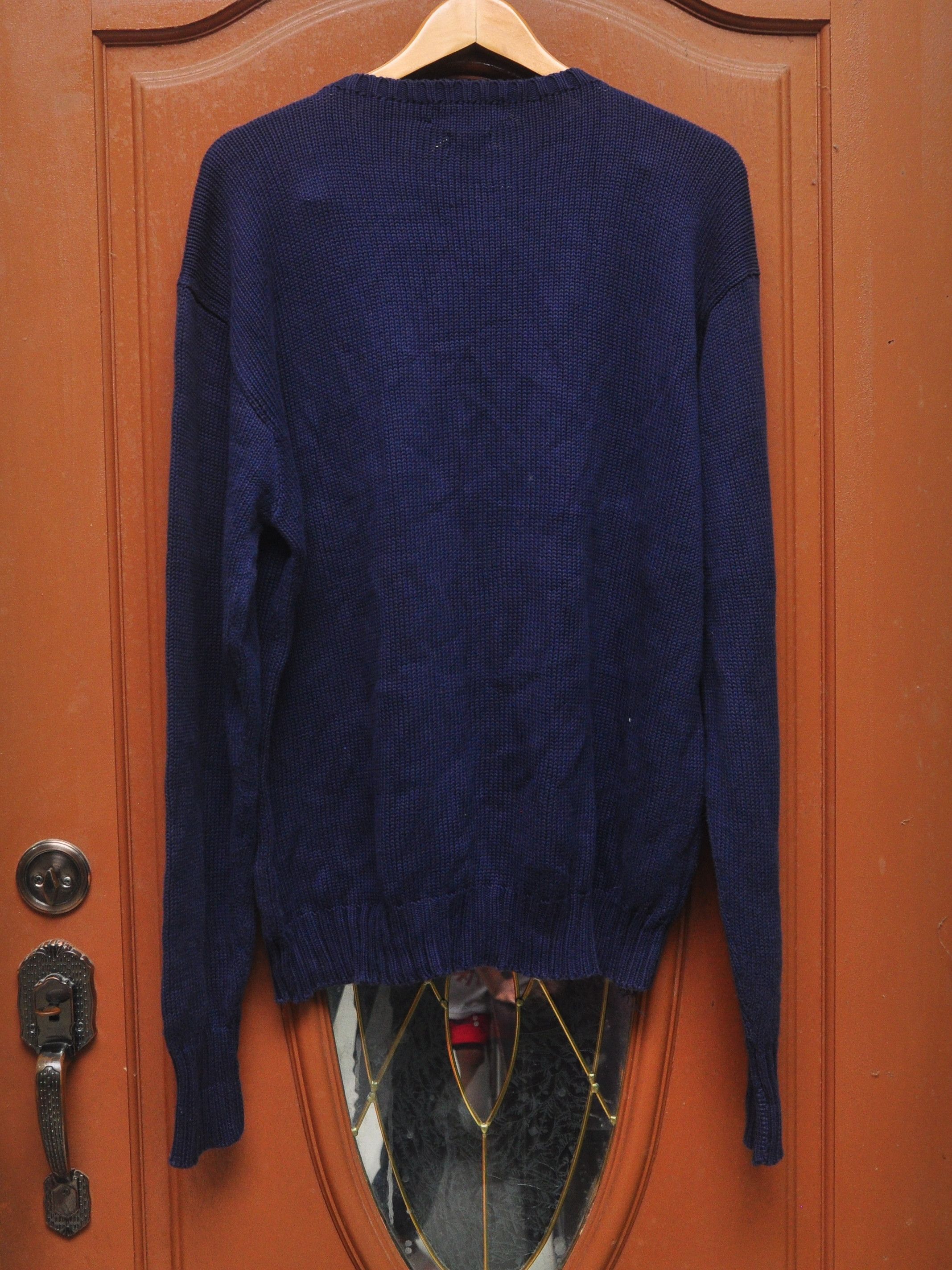 Designer × Japanese Brand × Polo Ralph Lauren Vintage Polo Ralph Lauren Knit Sweater Size US L / EU 52-54 / 3 - 3 Thumbnail