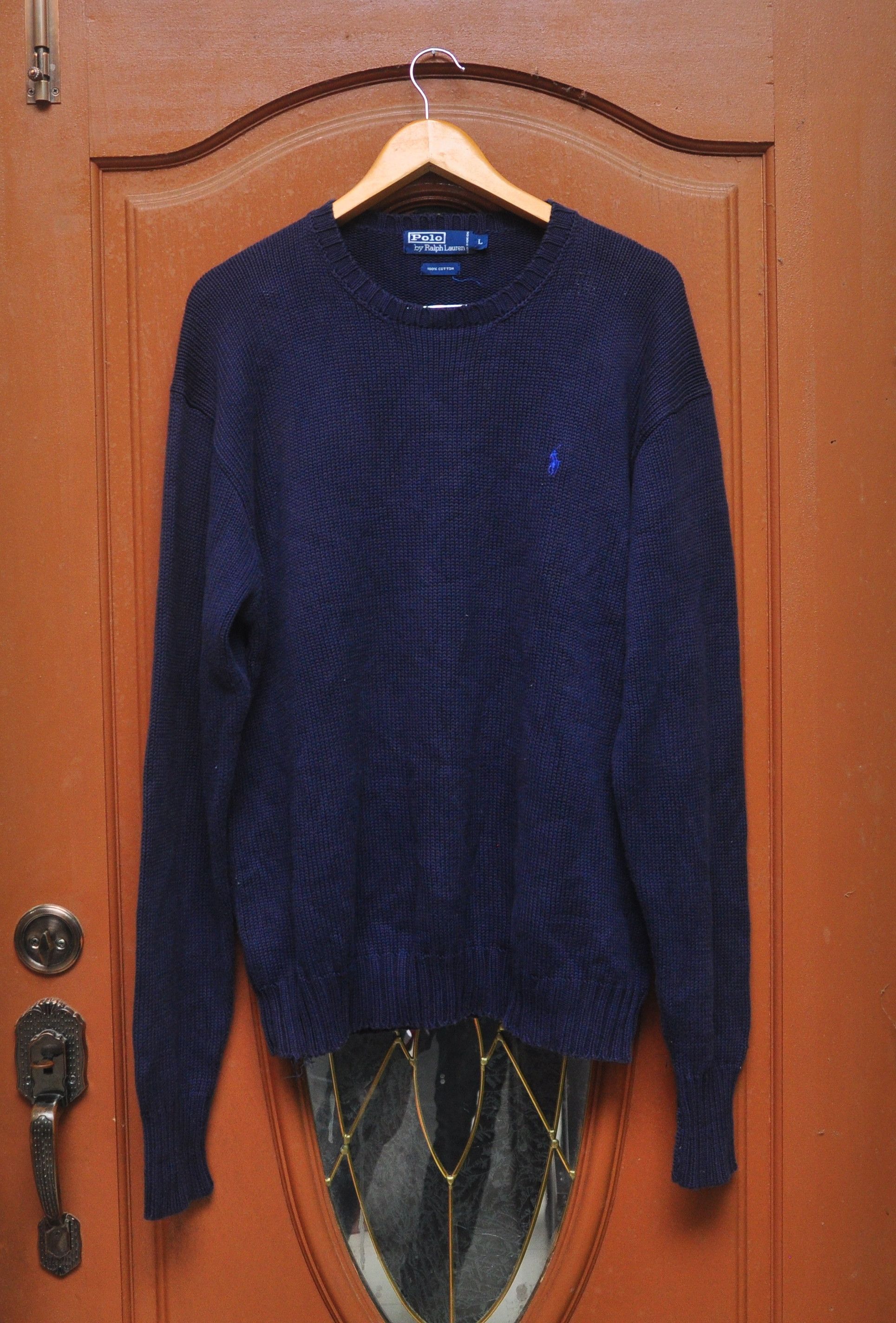 Designer × Japanese Brand × Polo Ralph Lauren Vintage Polo Ralph Lauren Knit Sweater Size US L / EU 52-54 / 3 - 1 Thumbnail