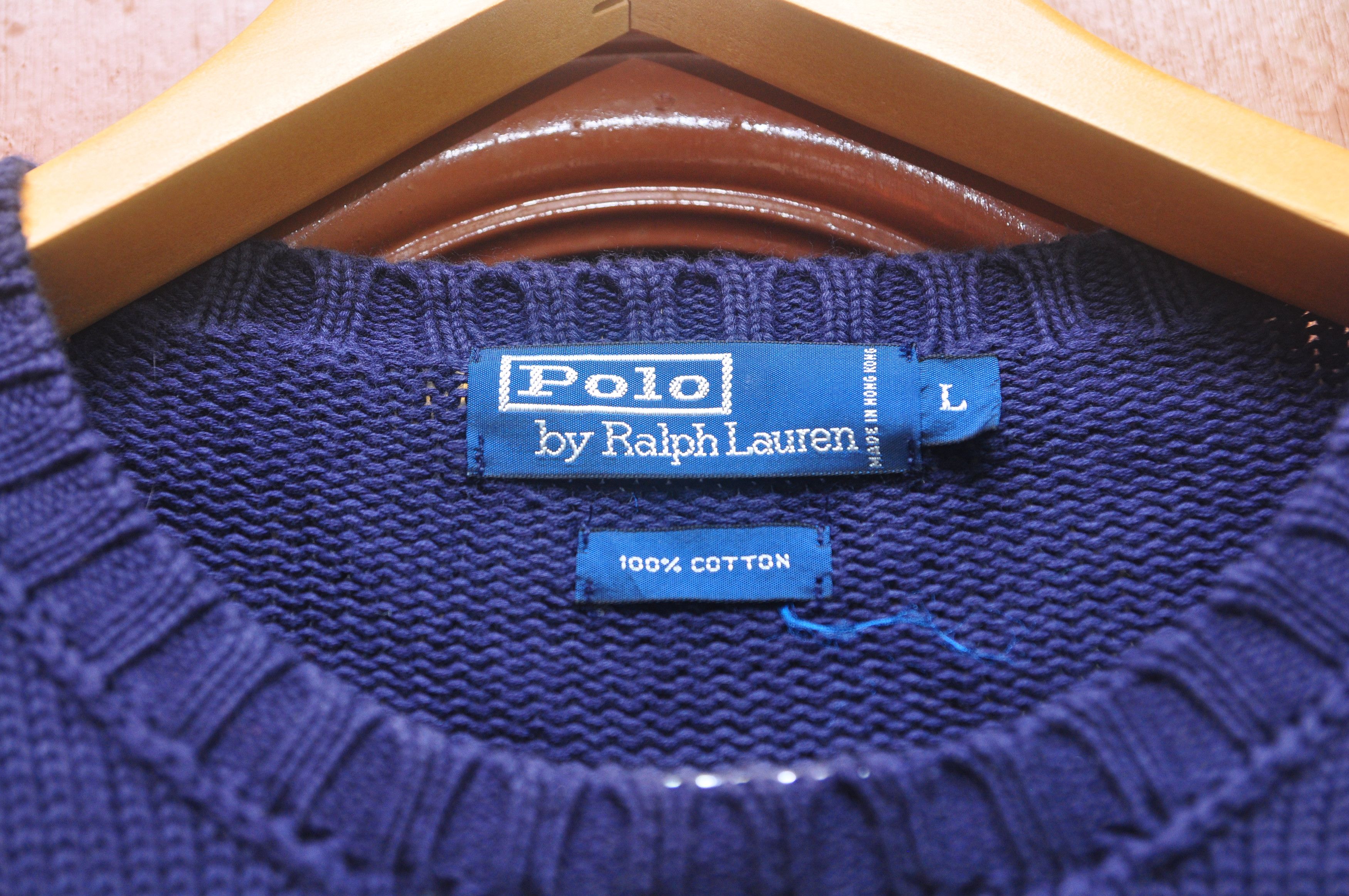 Designer × Japanese Brand × Polo Ralph Lauren Vintage Polo Ralph Lauren Knit Sweater Size US L / EU 52-54 / 3 - 6 Thumbnail