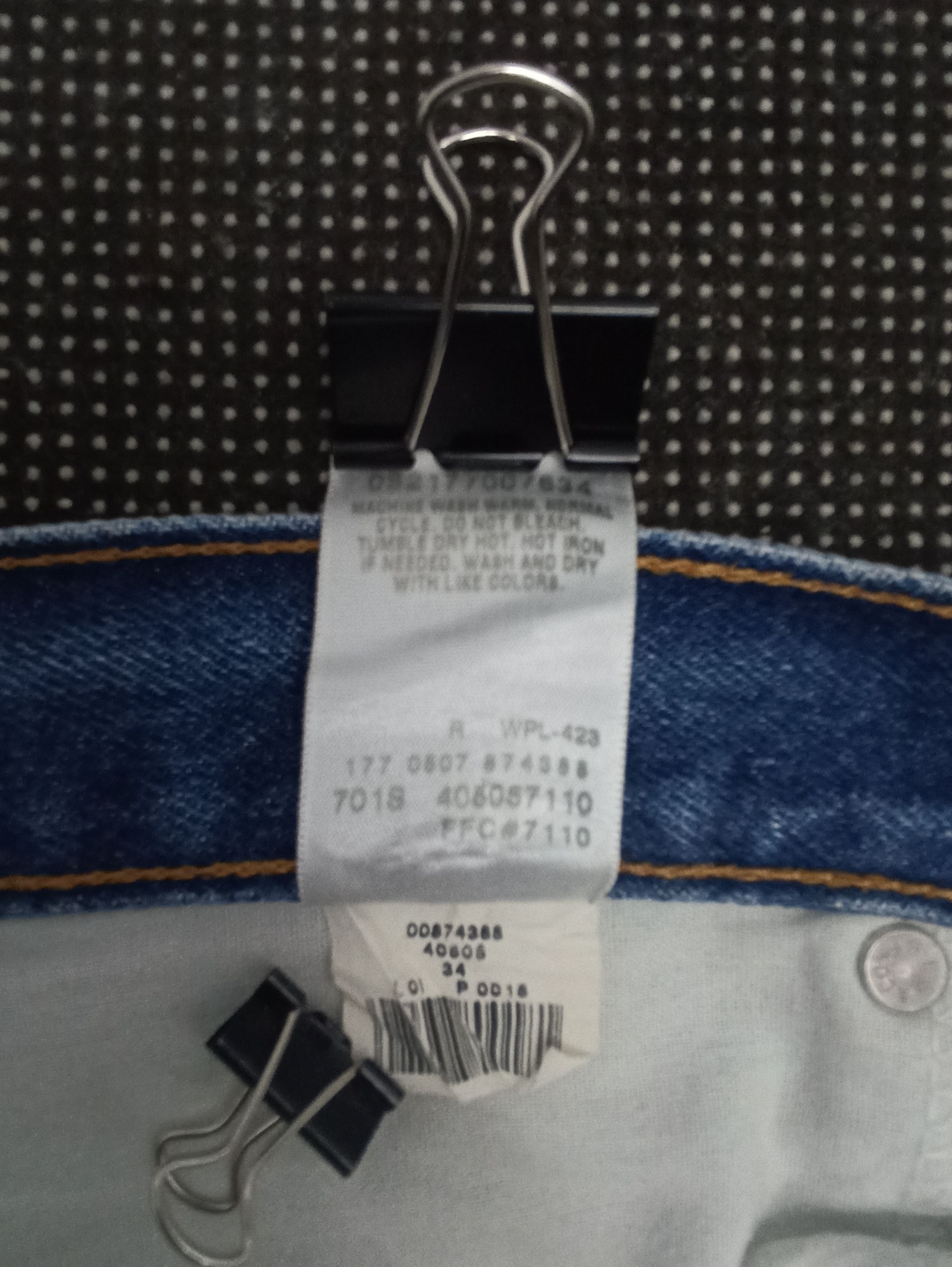 Jean × Levi's × Vintage VINTAGE LEVIS 505 DISTRESSED BLUE WASH JEANS -J329 Size US 36 / EU 52 - 6 Thumbnail