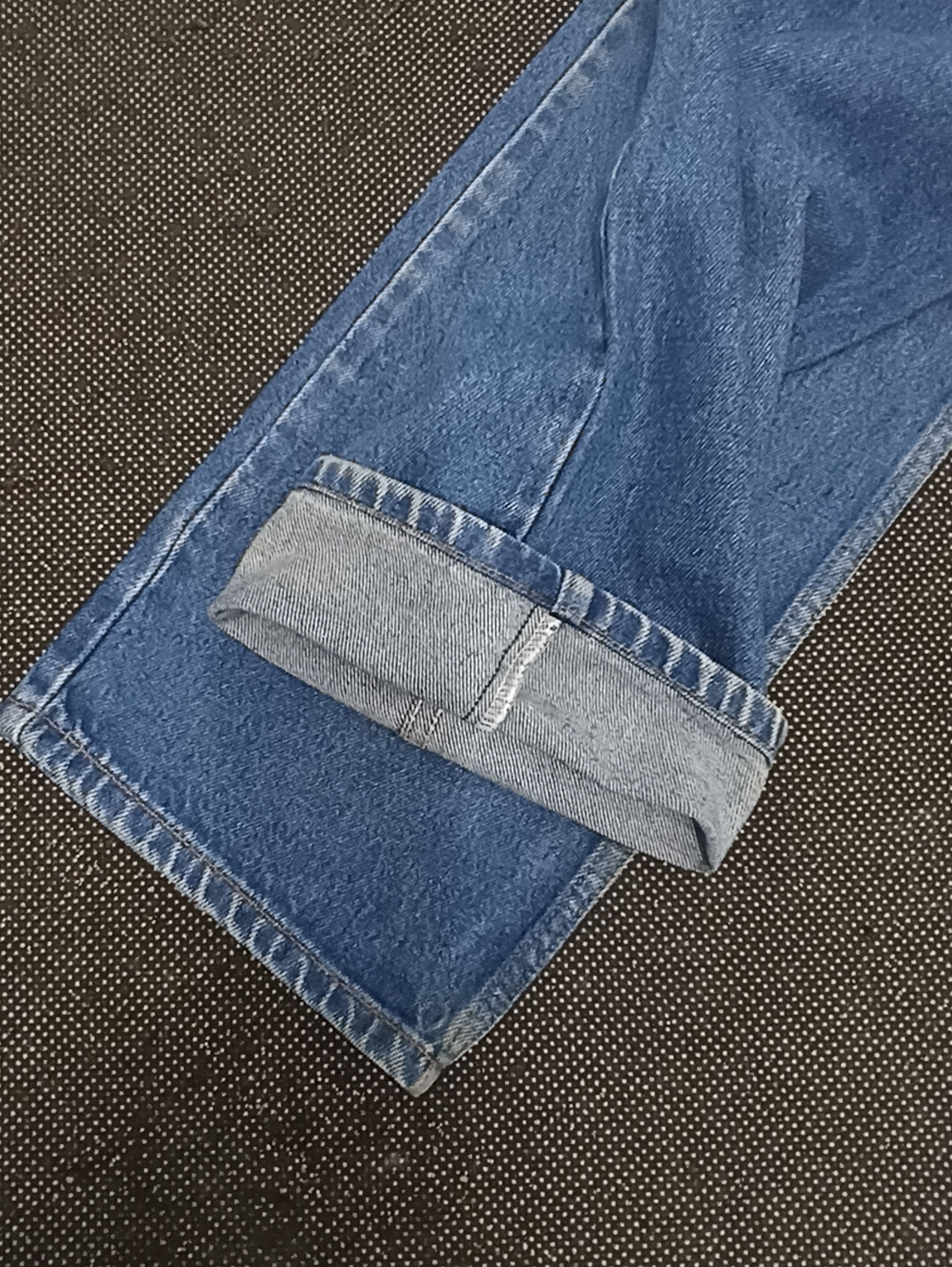 Jean × Levi's × Vintage VINTAGE LEVIS 505 DISTRESSED BLUE WASH JEANS -J329 Size US 36 / EU 52 - 7 Thumbnail