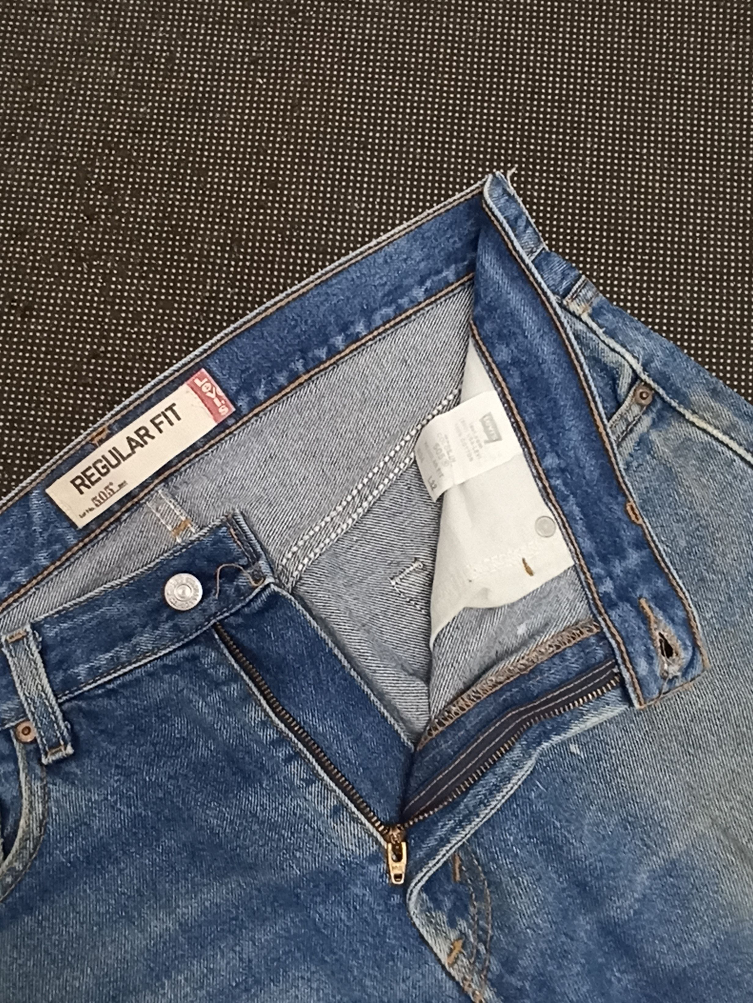 Jean × Levi's × Vintage VINTAGE LEVIS 505 DISTRESSED BLUE WASH JEANS -J329 Size US 36 / EU 52 - 3 Thumbnail