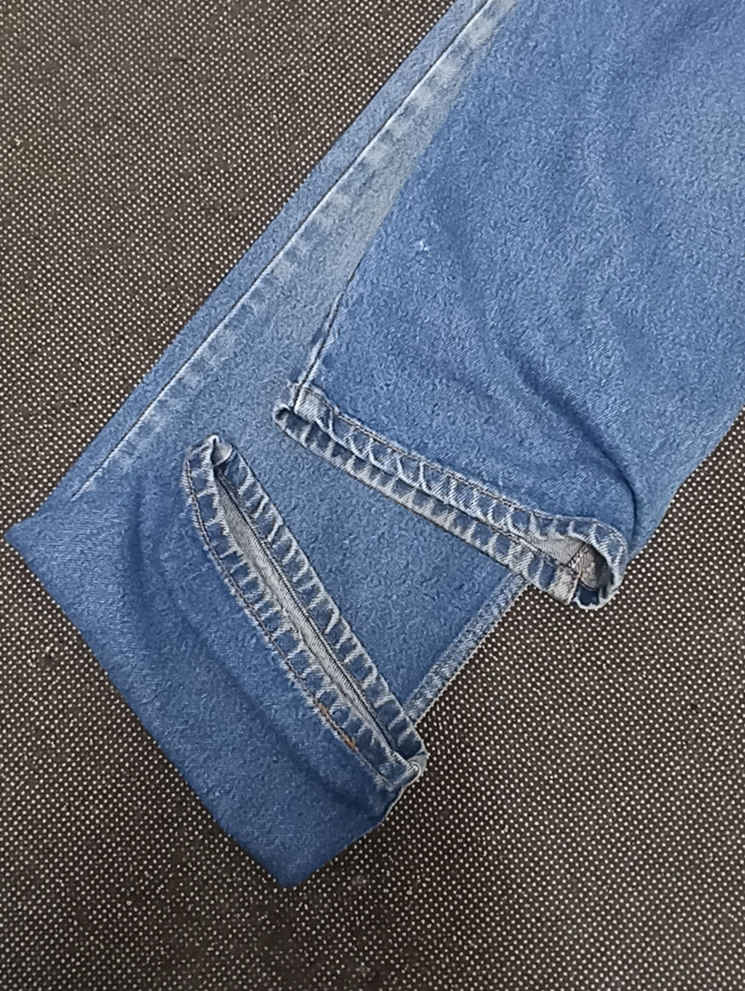 Jean × Levi's × Vintage VINTAGE LEVIS 505 DISTRESSED BLUE WASH JEANS -J329 Size US 36 / EU 52 - 8 Thumbnail