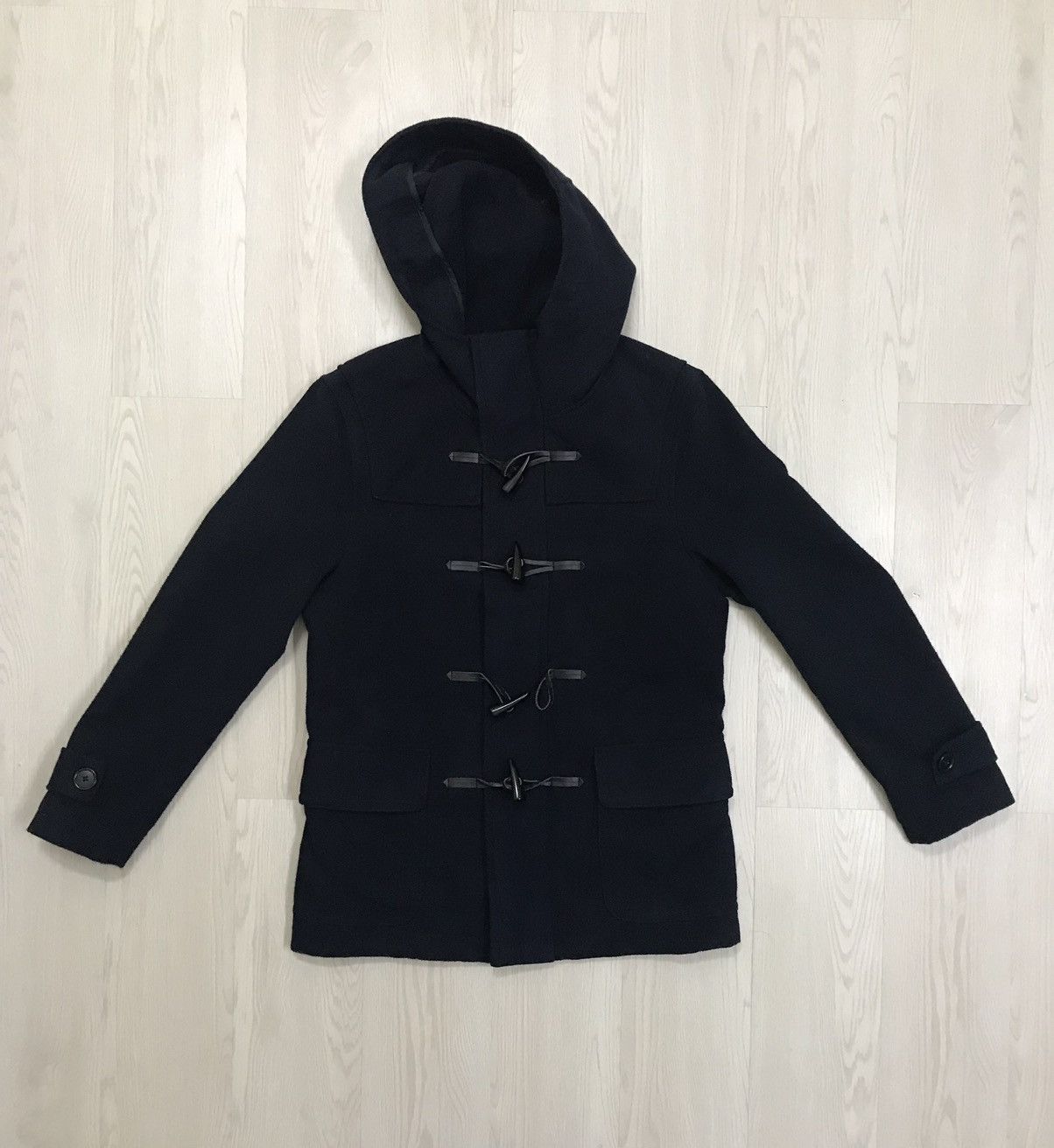 Beams Plus × Japanese Brand × Vintage Beams Duffle Coat Hoodie Beams Japan Jacket Size US S / EU 44-46 / 1 - 1 Thumbnail