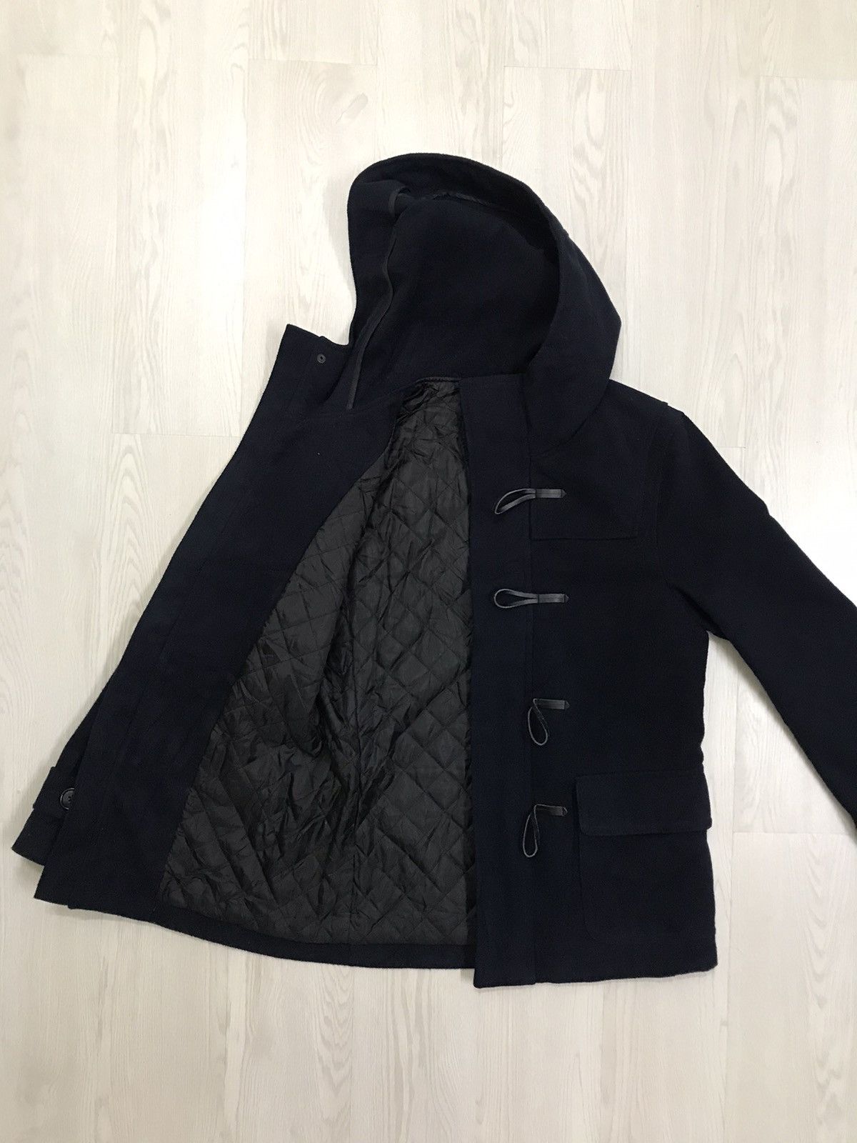 Beams Plus × Japanese Brand × Vintage Beams Duffle Coat Hoodie Beams Japan Jacket Size US S / EU 44-46 / 1 - 2 Thumbnail
