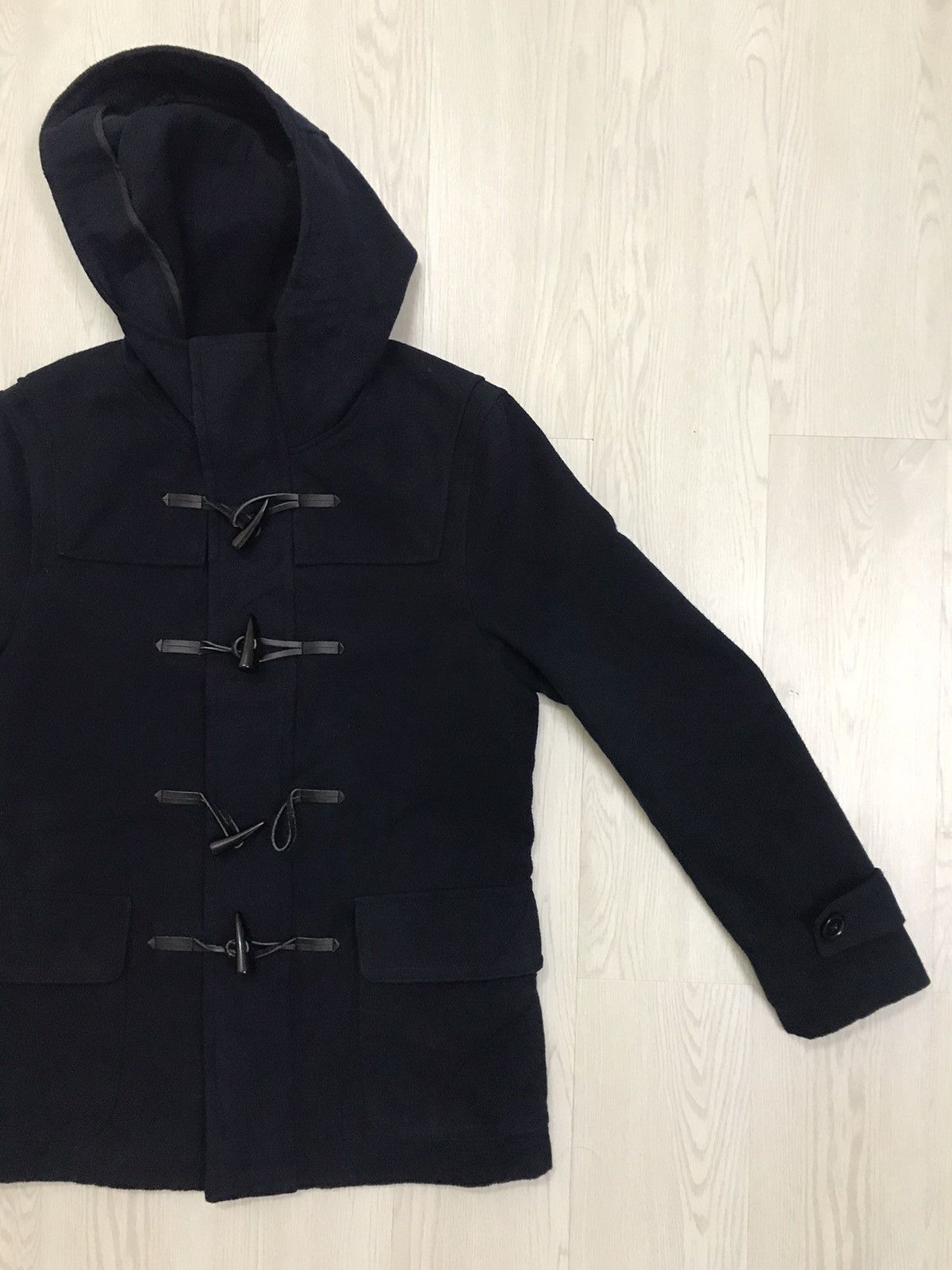 Beams Plus × Japanese Brand × Vintage Beams Duffle Coat Hoodie Beams Japan Jacket Size US S / EU 44-46 / 1 - 6 Thumbnail