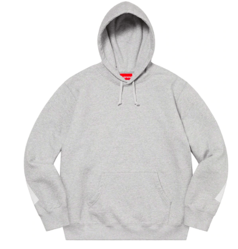 Supreme big logo online hooded sweatshirt