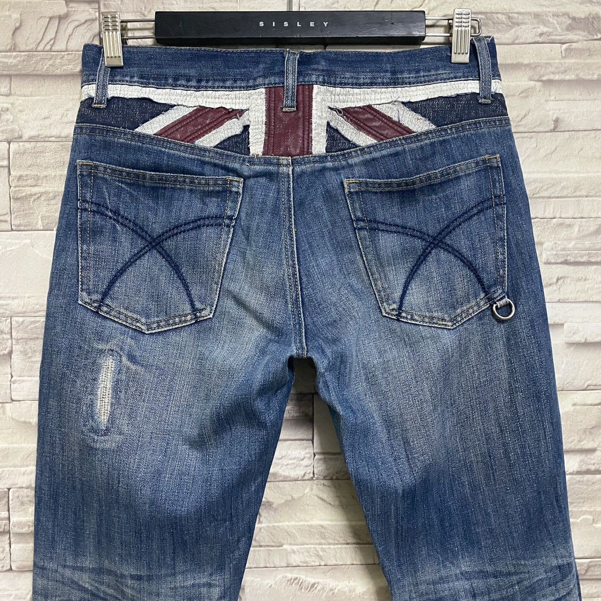 In The Attic IN THE ATTIC Distressed Jeans British Flag Size US 30 / EU 46 - 11 Thumbnail