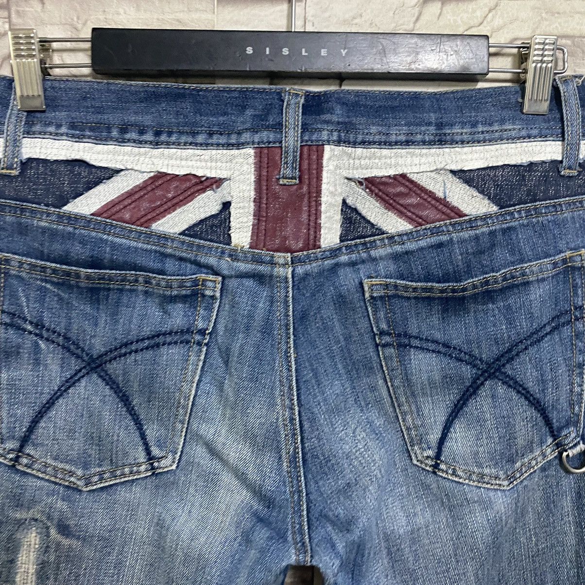 In The Attic IN THE ATTIC Distressed Jeans British Flag Size US 30 / EU 46 - 14 Thumbnail