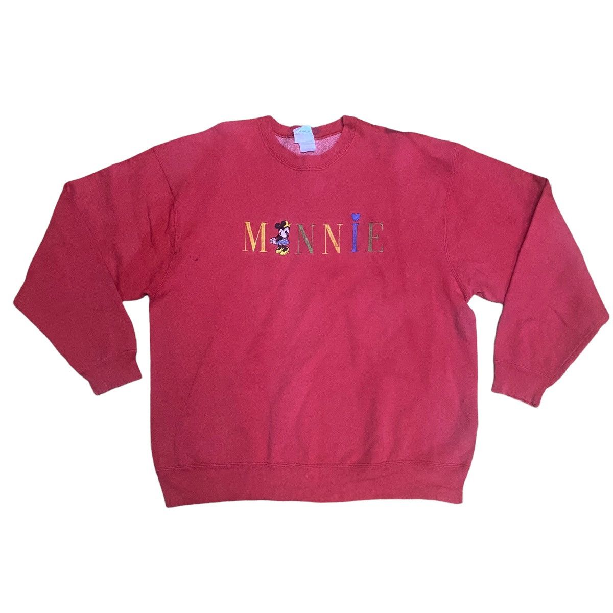 Disney × Japanese Brand × Vintage Vintage 90s Minnie Mouse Embroidery Sweatshirt. #U Size US XXL / EU 58 / 5 - 1 Thumbnail
