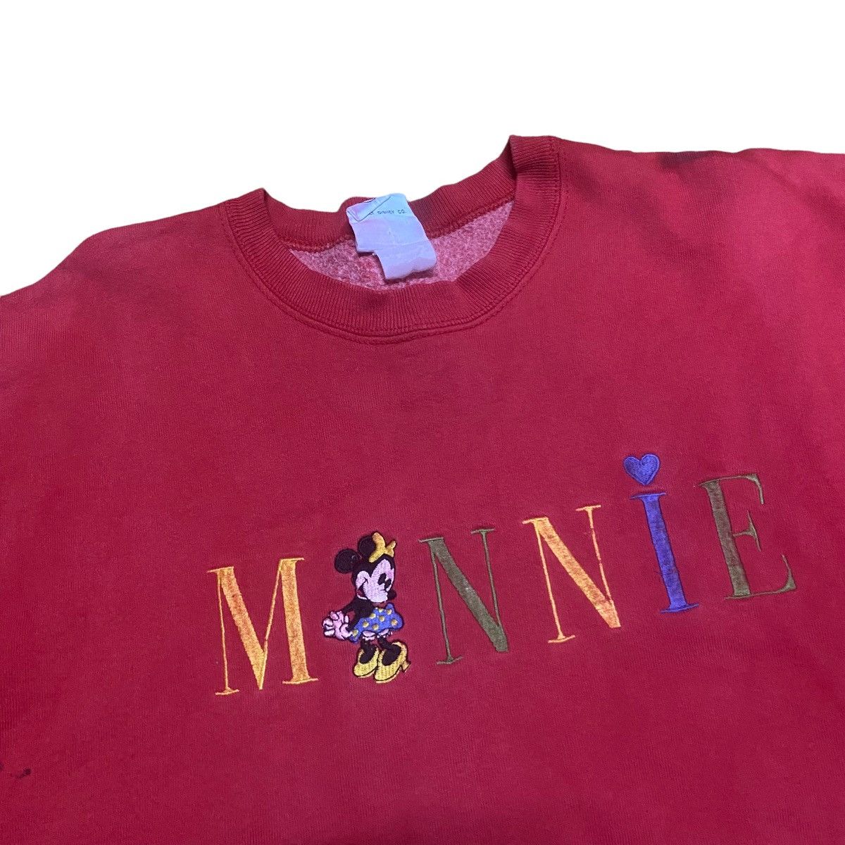 Disney × Japanese Brand × Vintage Vintage 90s Minnie Mouse Embroidery Sweatshirt. #U Size US XXL / EU 58 / 5 - 2 Thumbnail