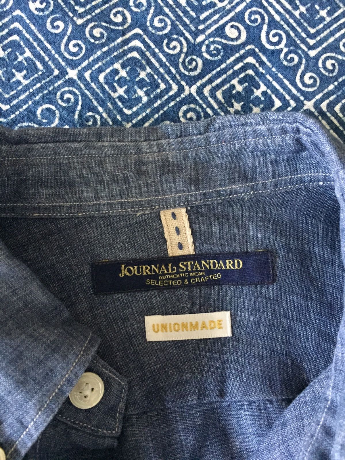 Journal Standard Journal Standard Unionmade Linen Shirt Size US S / EU 44-46 / 1 - 3 Thumbnail
