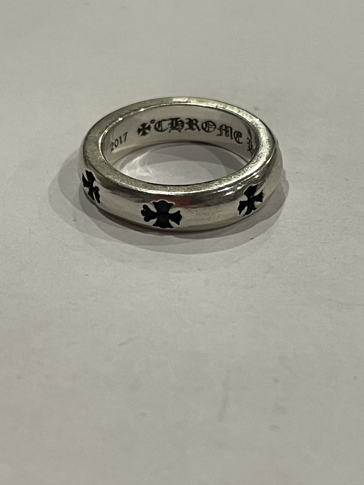 Chrome Hearts RARE Chrome Hearts Negative Plus Ring Size 6.5