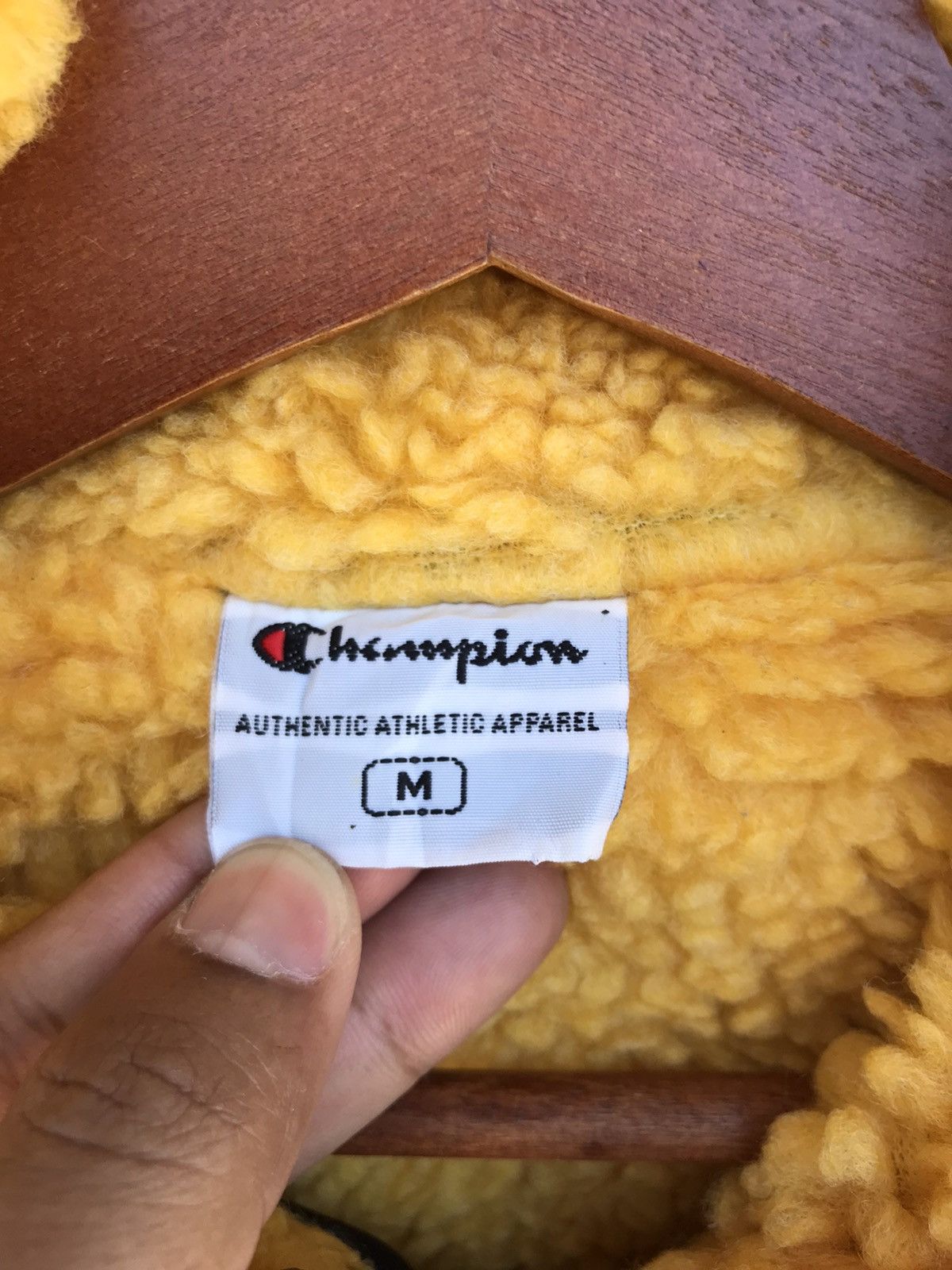 Champion Vintage Champion Big Logo Sherpa Lined Hooded Jacket Size US L / EU 52-54 / 3 - 3 Thumbnail