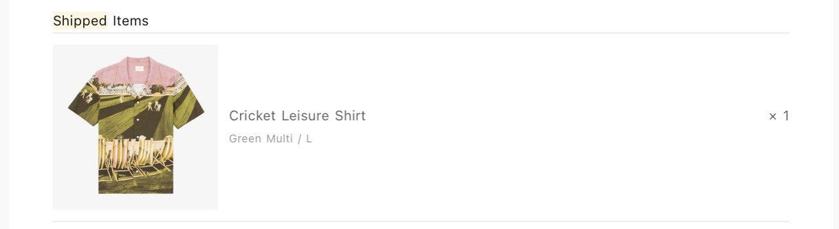 Aime Leon Dore Aime Leon Dore Cricket Leisure Shirt Size Large 