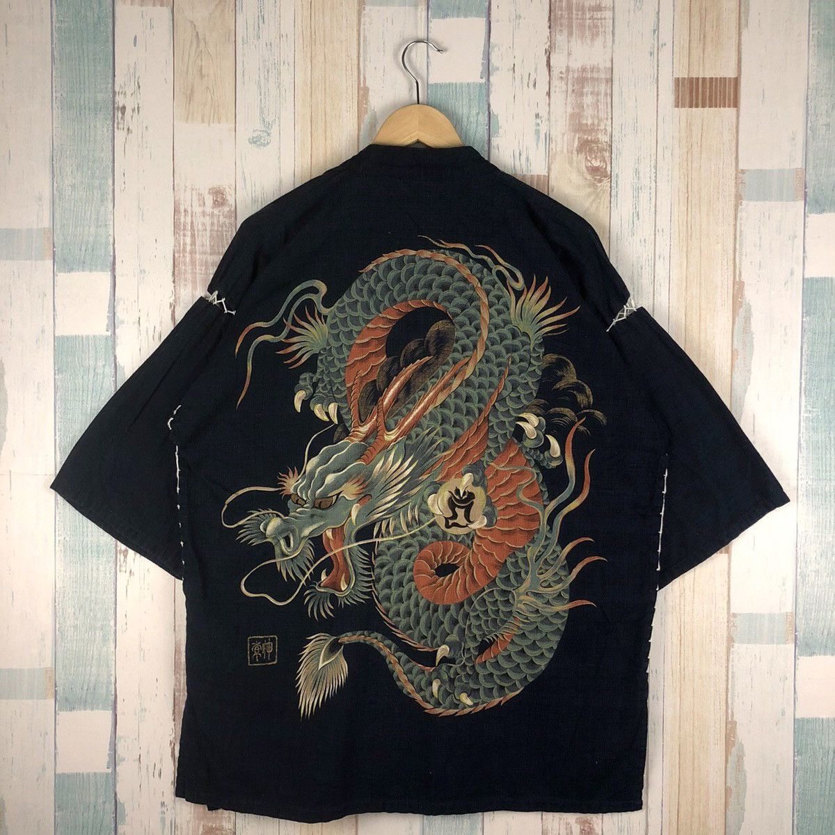 Japanese Brand × Vintage Rare Vintage Kimono Dragon Size US L / EU 52-54 / 3 - 1 Thumbnail