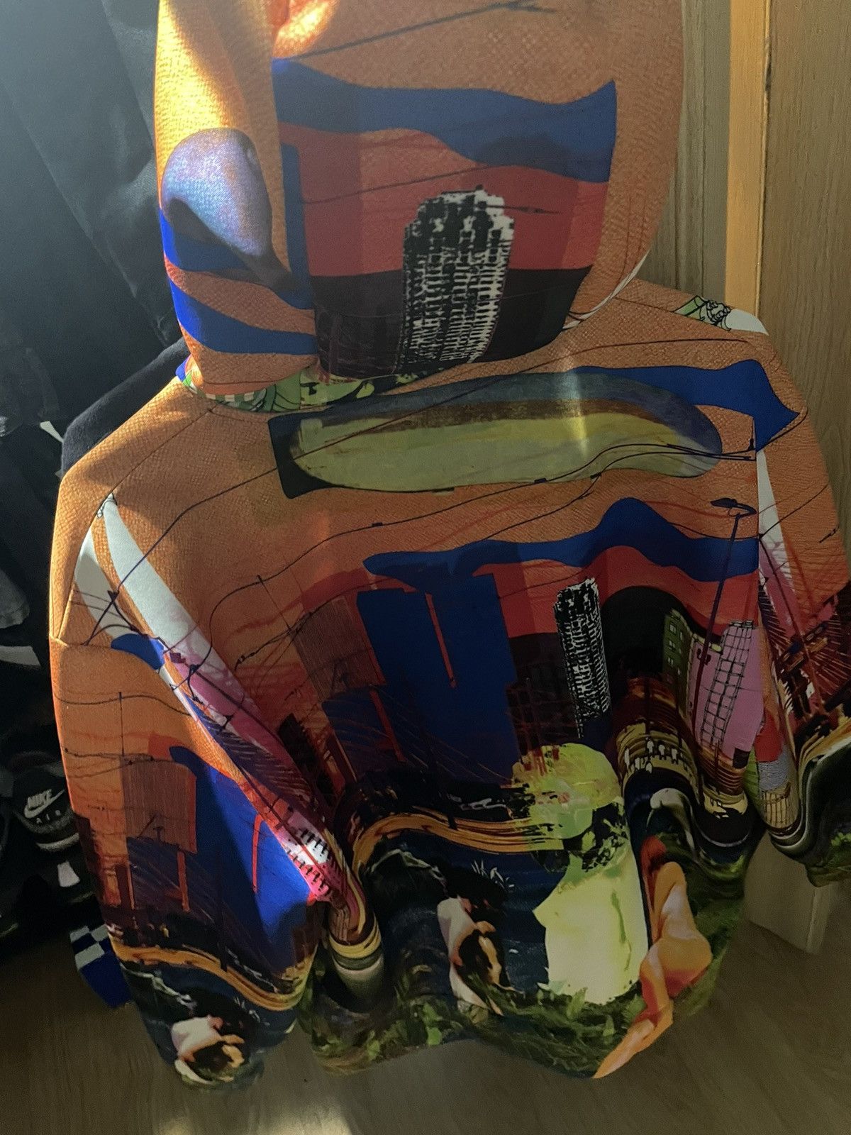 Prada PRADA SS19 Runway prints sweatshirt hoodie for nylon shirt Size US M / EU 48-50 / 2 - 5 Thumbnail