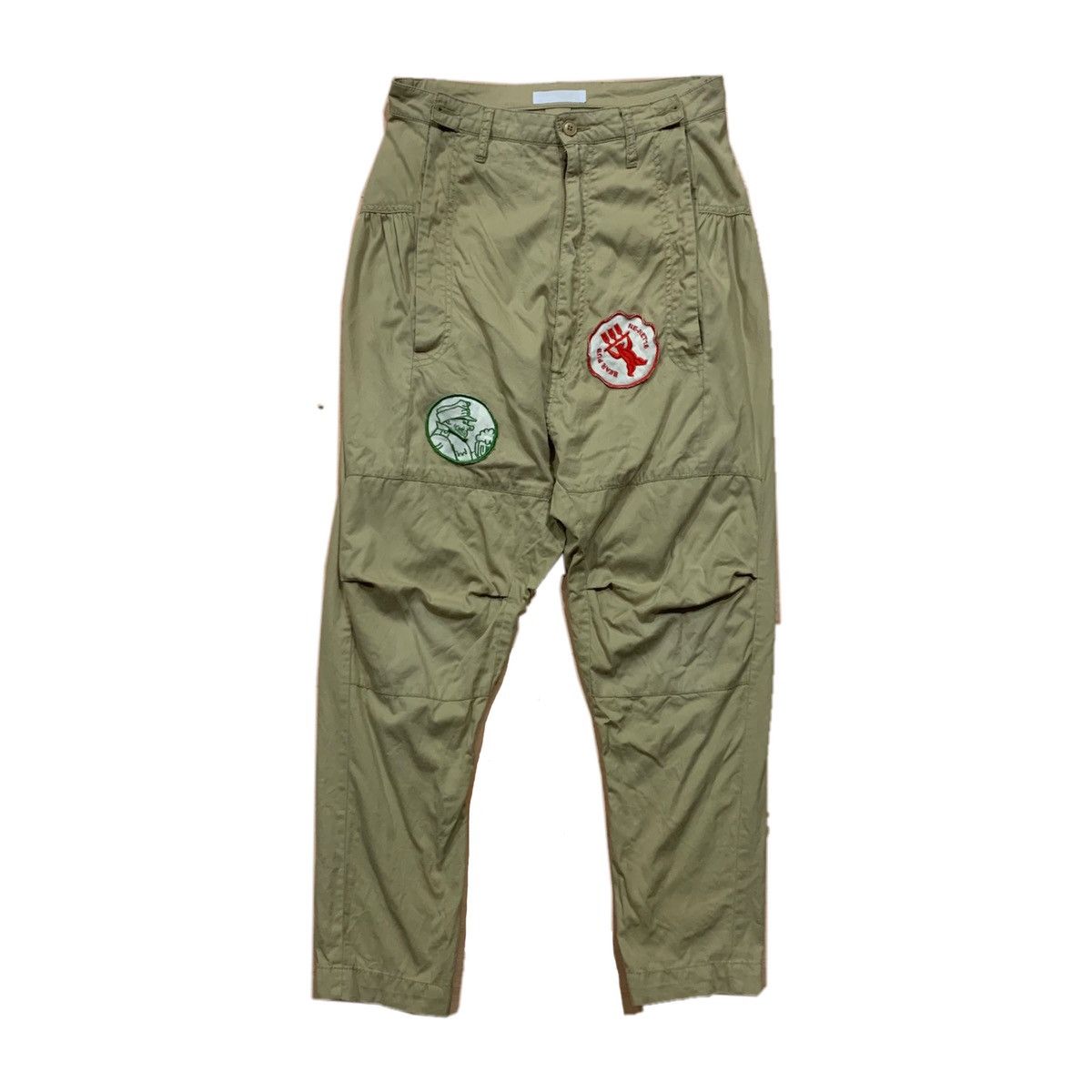 Issey Miyake × Japanese Brand × Vintage Ne-Net Issey Miyake Bondage Buckle Back Pants Size US 29 - 1 Thumbnail