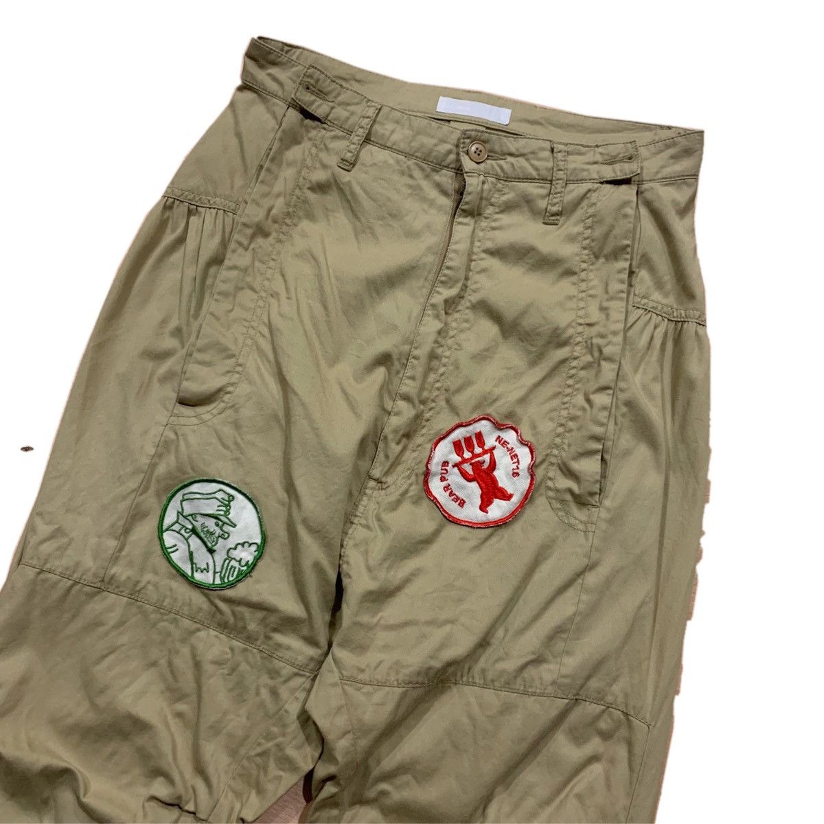 Issey Miyake × Japanese Brand × Vintage Ne-Net Issey Miyake Bondage Buckle Back Pants Size US 29 - 2 Thumbnail