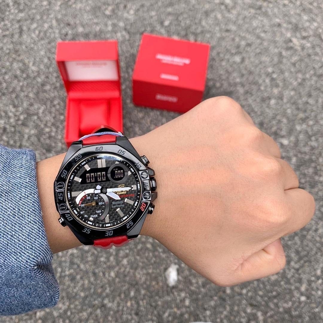 Casio 🔥Limited Edition🔥Casio Edifice Honda Racing ECB-10HR-1A Size ONE SIZE - 7 Thumbnail