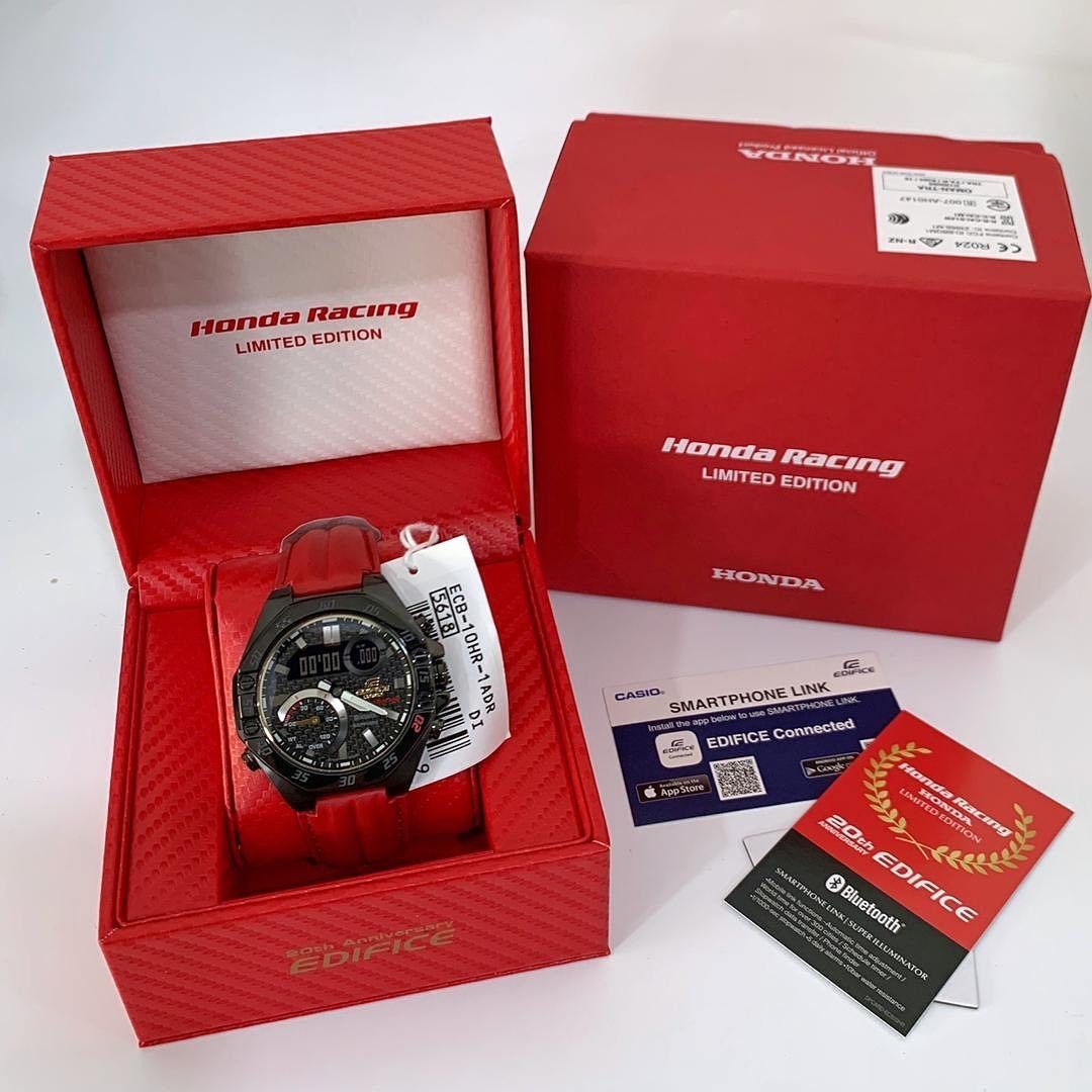 Casio 🔥Limited Edition🔥Casio Edifice Honda Racing ECB-10HR-1A Size ONE SIZE - 9 Thumbnail