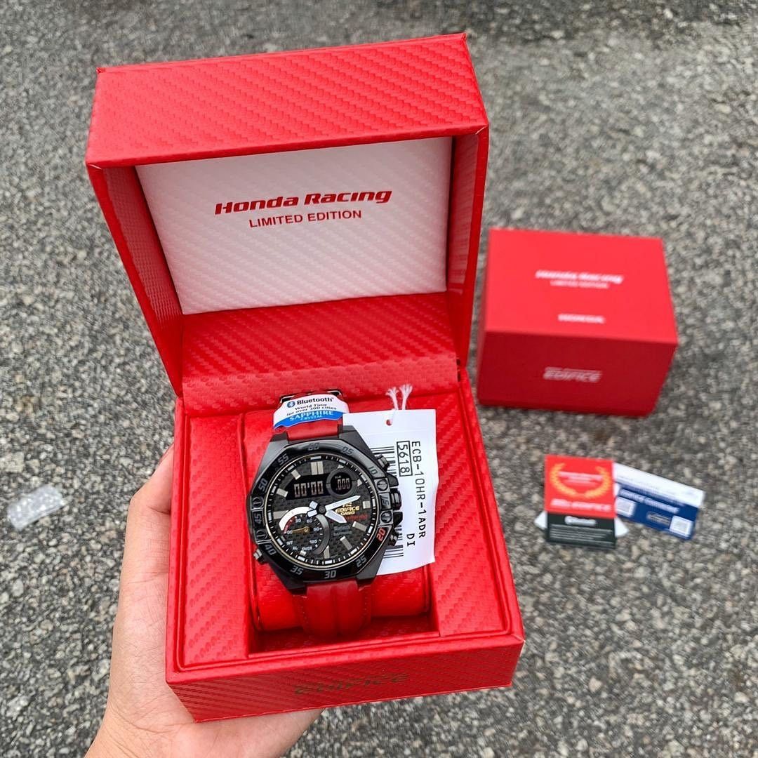 Casio 🔥Limited Edition🔥Casio Edifice Honda Racing ECB-10HR-1A Size ONE SIZE - 2 Thumbnail