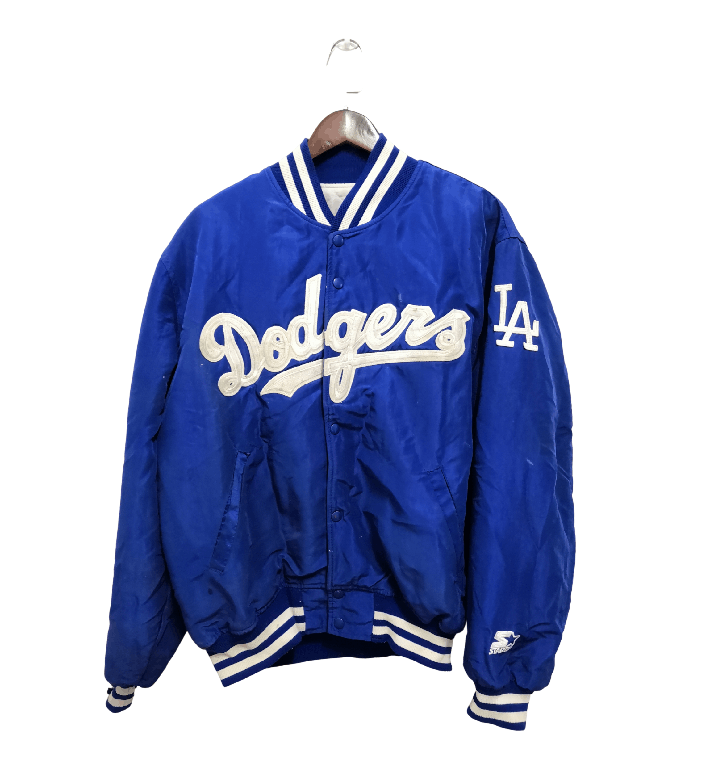 POLO RALPH LAUREN Men's MLB Collection Dodgers LA Satin Jacket size M NEW  NWT