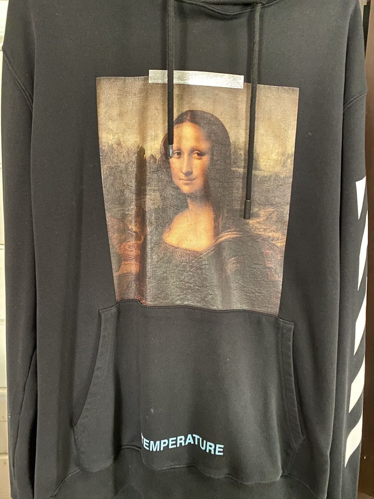 Off white mona lisa hoodie fake clearance