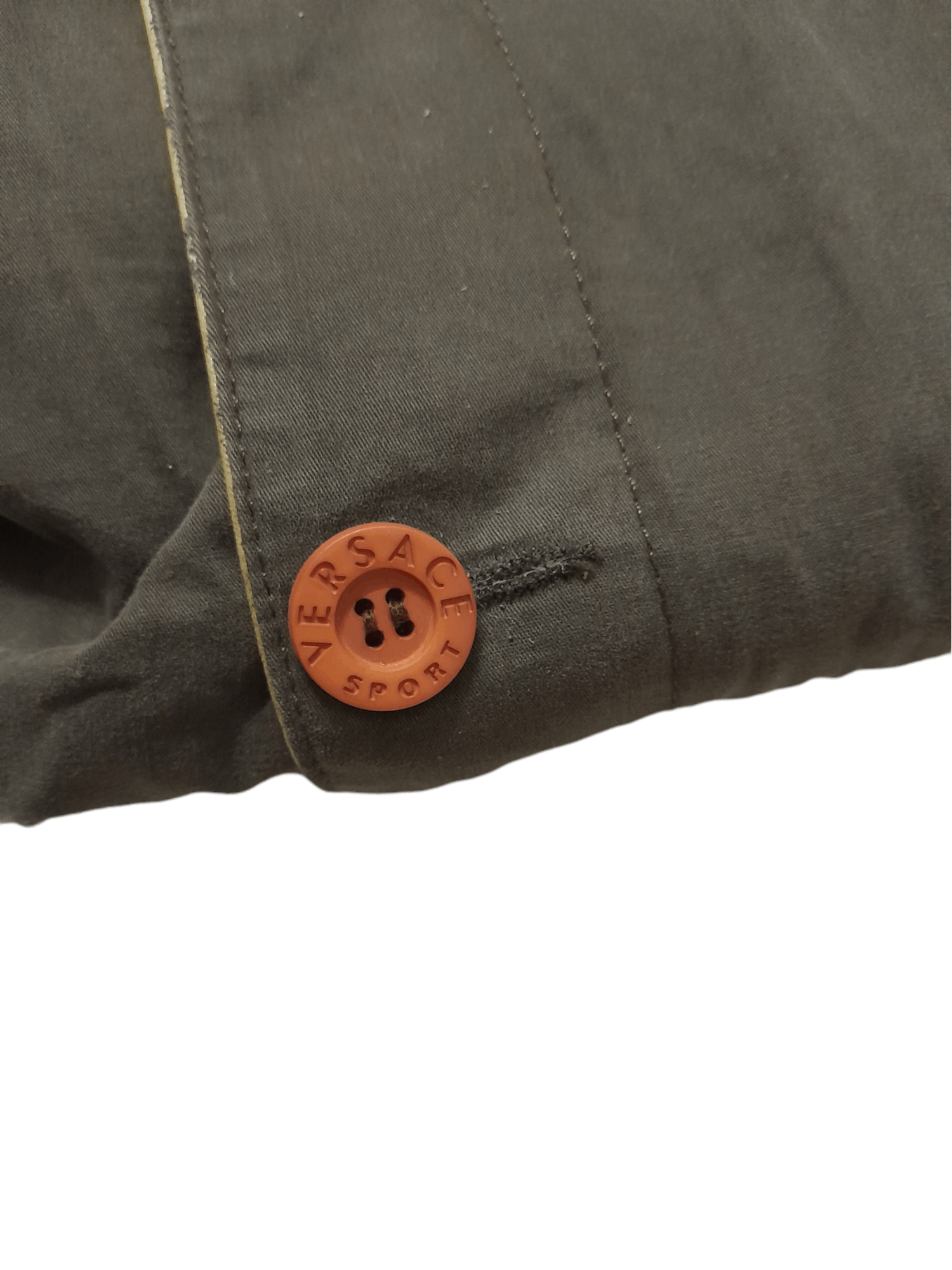 Leather × Versace × Vintage 90s VERSACE Sport Jacket Puff Mid-Long (D932) Size US XL / EU 56 / 4 - 5 Thumbnail