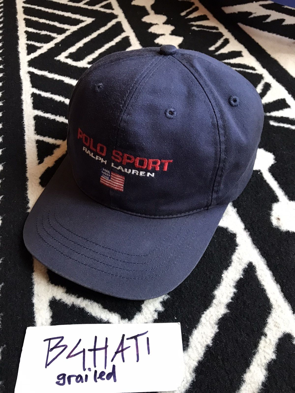 Polo Ralph Lauren × Ralph Lauren Sport × Vintage Vintage 90s Polo Sport Ralph Lauren Spell Out Cap Hat Size ONE SIZE - 3 Thumbnail