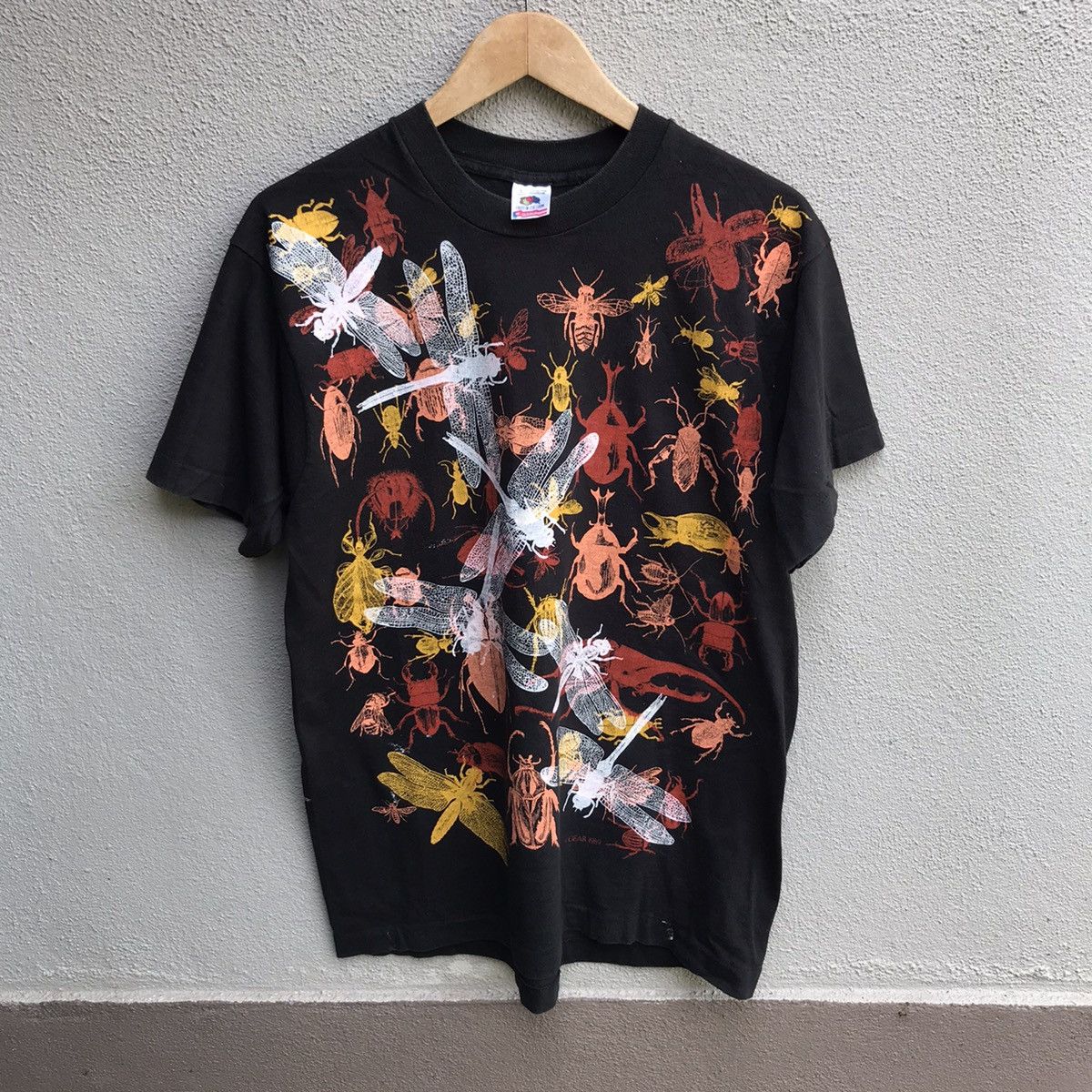 Vintage Vintage 90s INSECT handprinted all over print art animal Size US L / EU 52-54 / 3 - 1 Thumbnail