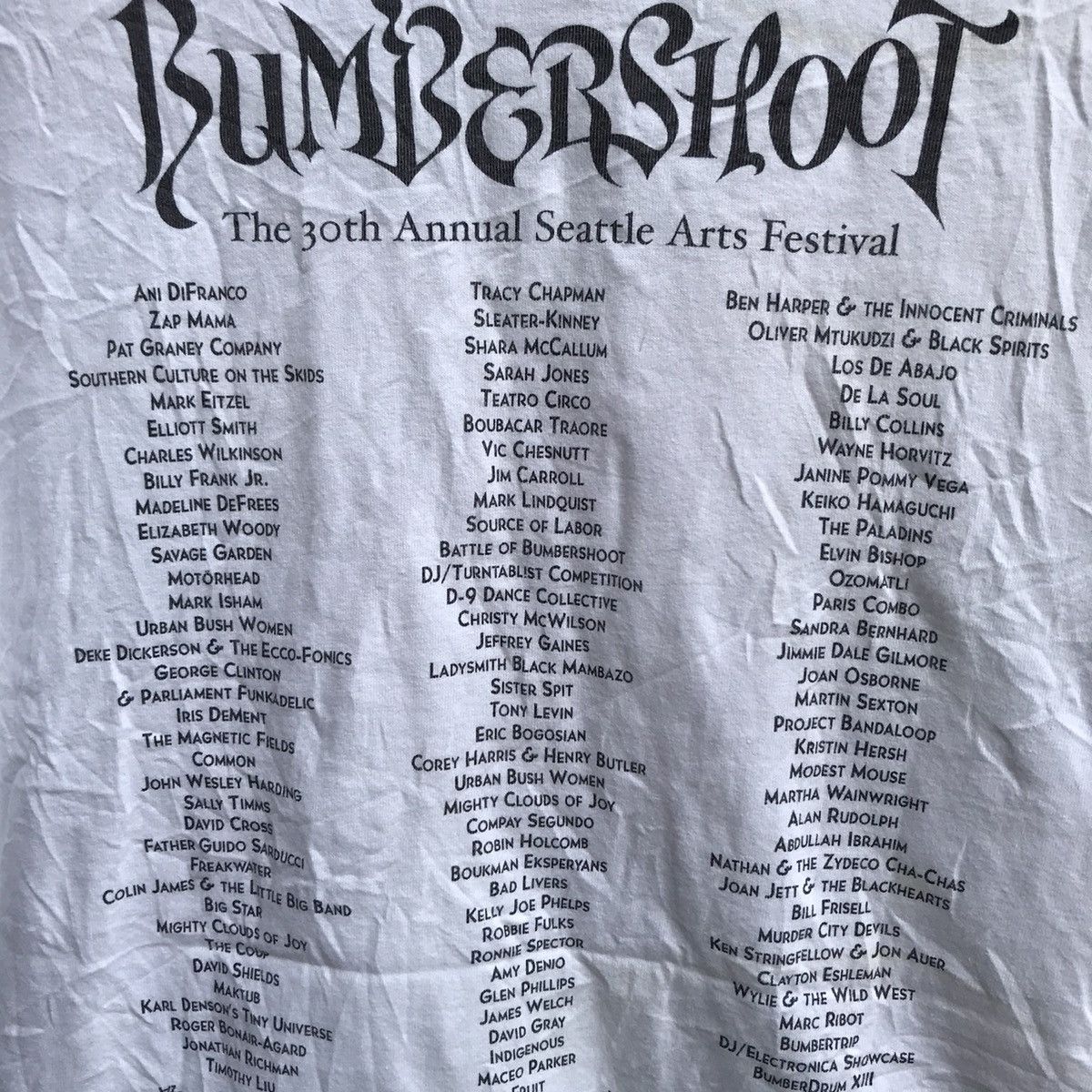 Band Tees Vintage BUMBERSHOOT art festival music tee Size US M / EU 48-50 / 2 - 4 Thumbnail