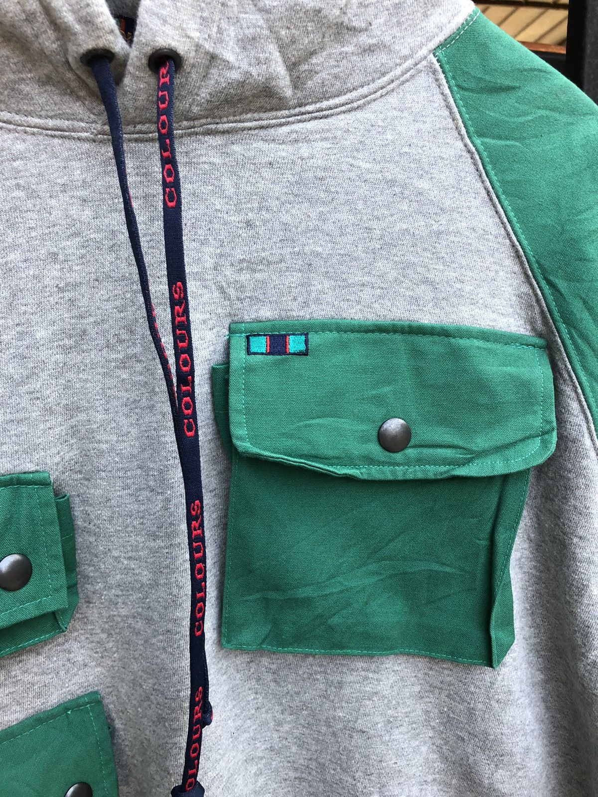 Alexander Julian × Vintage Rare Vintage Alexander Julian 3 Pockets Hoodie Size US M / EU 48-50 / 2 - 3 Thumbnail