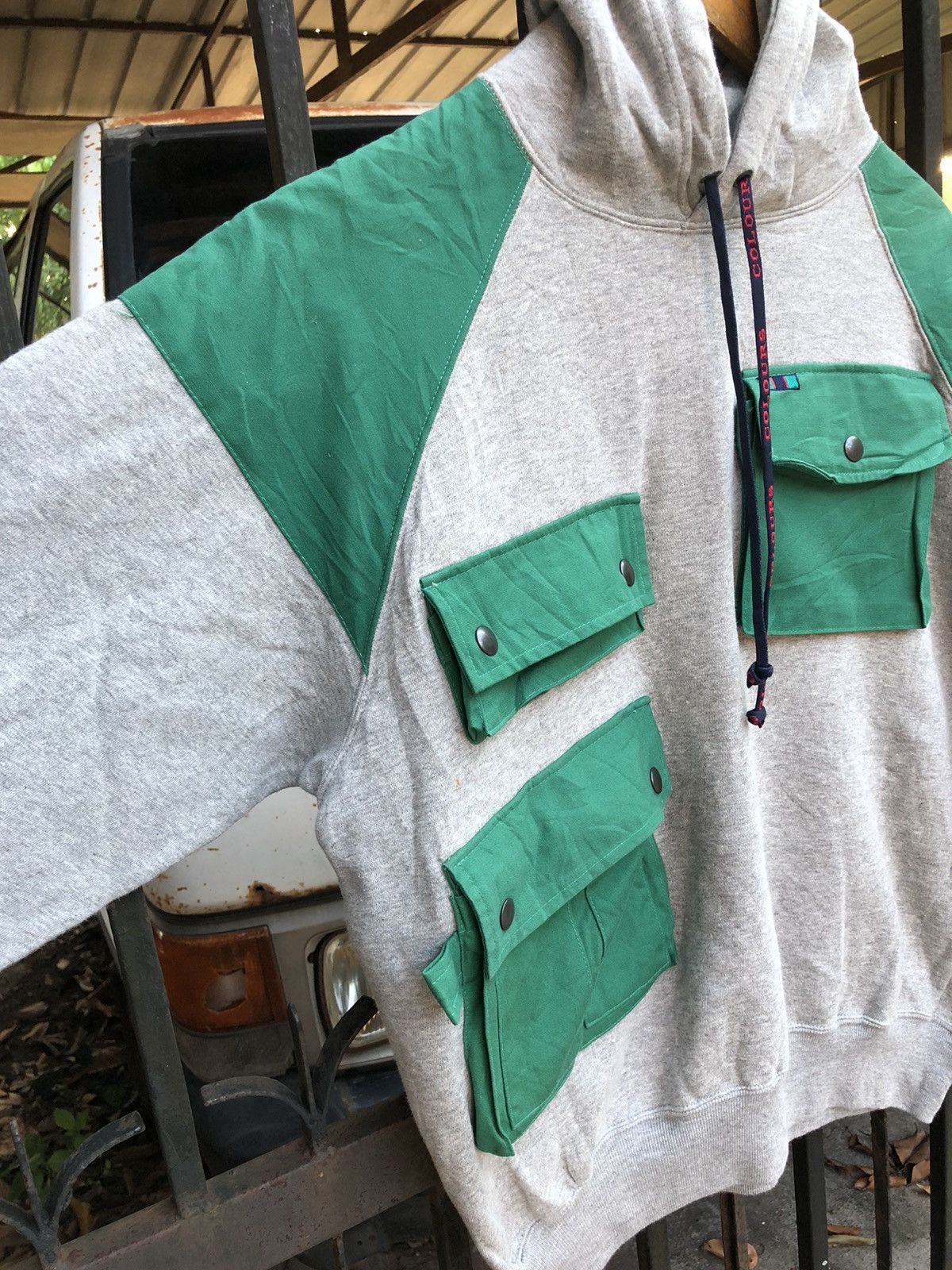 Alexander Julian × Vintage Rare Vintage Alexander Julian 3 Pockets Hoodie Size US M / EU 48-50 / 2 - 4 Thumbnail