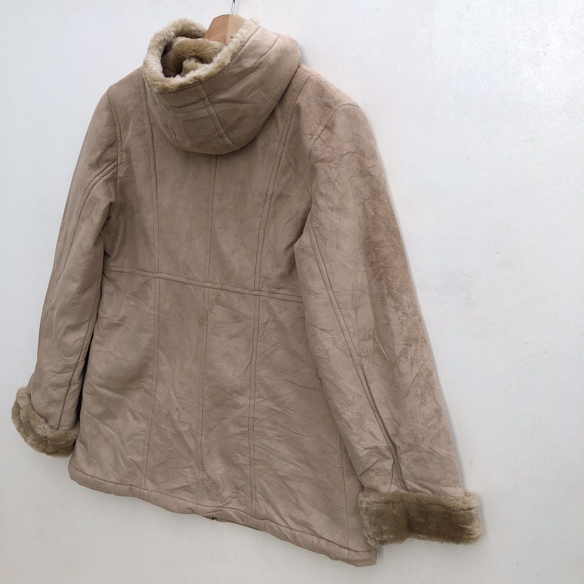 Designer × Japanese Brand JeanJaured Sophosticated Suede Leather Sherling Jacket Size US L / EU 52-54 / 3 - 8 Thumbnail