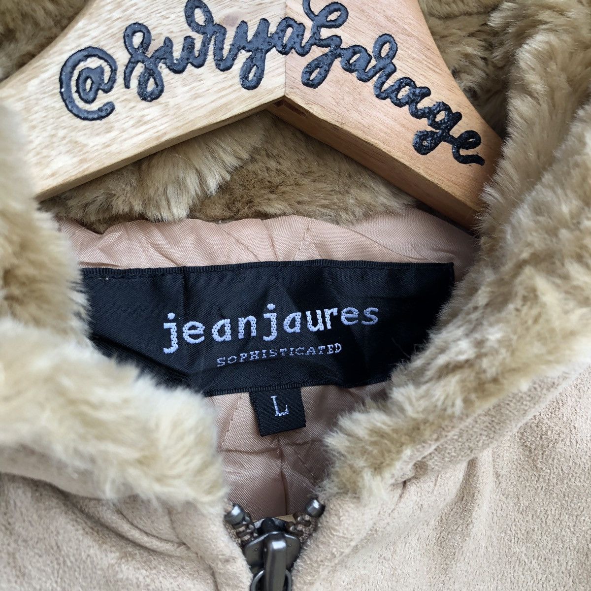 Designer × Japanese Brand JeanJaured Sophosticated Suede Leather Sherling Jacket Size US L / EU 52-54 / 3 - 4 Thumbnail