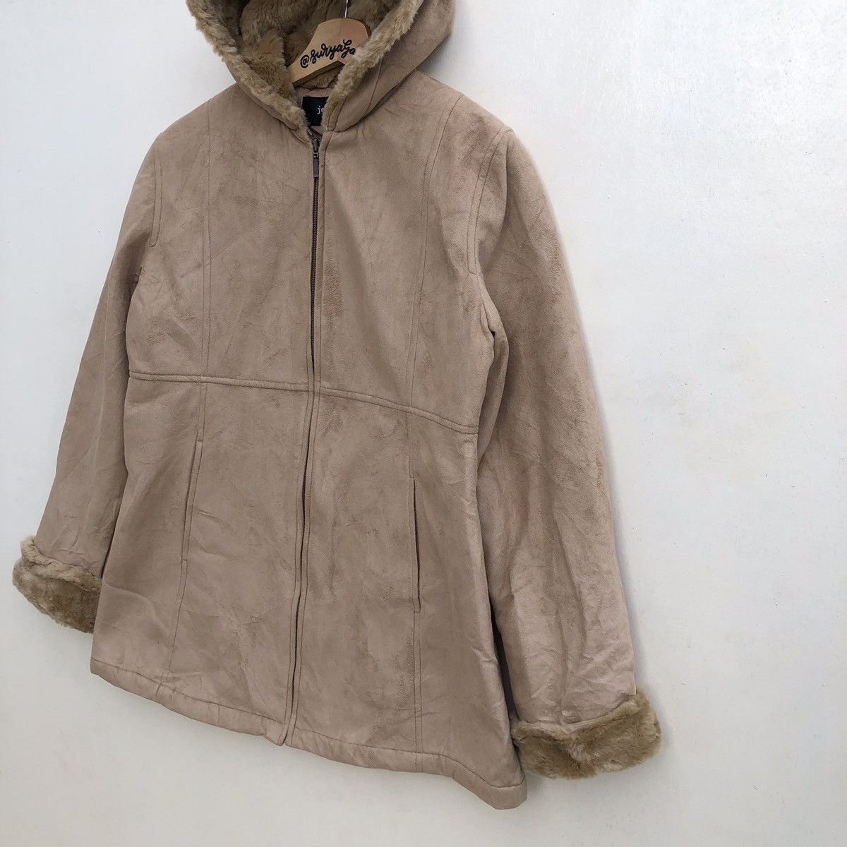 Designer × Japanese Brand JeanJaured Sophosticated Suede Leather Sherling Jacket Size US L / EU 52-54 / 3 - 2 Thumbnail