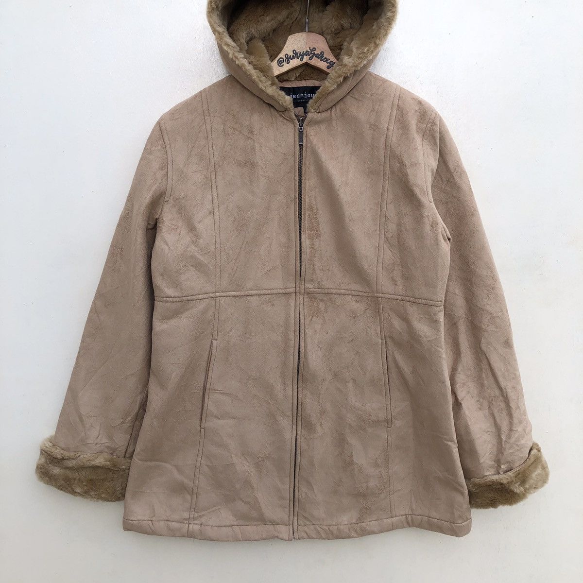 Designer × Japanese Brand JeanJaured Sophosticated Suede Leather Sherling Jacket Size US L / EU 52-54 / 3 - 1 Thumbnail