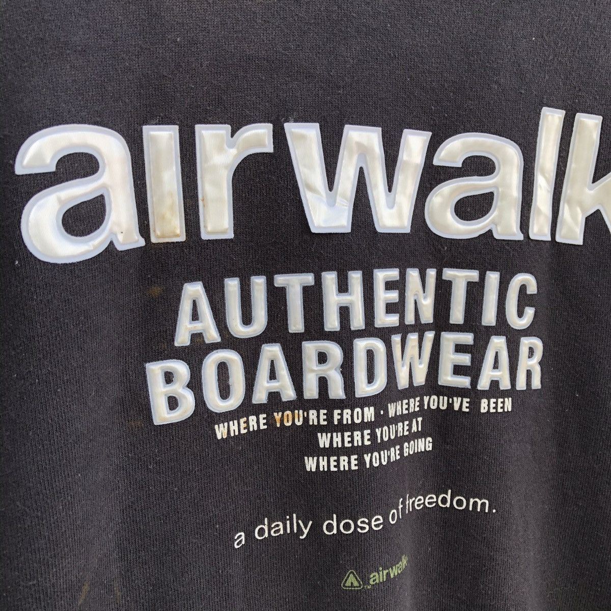 Airwalk Rare Airwalk Big Spell Out Oversized Button Ups Hoodie Size US M / EU 48-50 / 2 - 10 Thumbnail