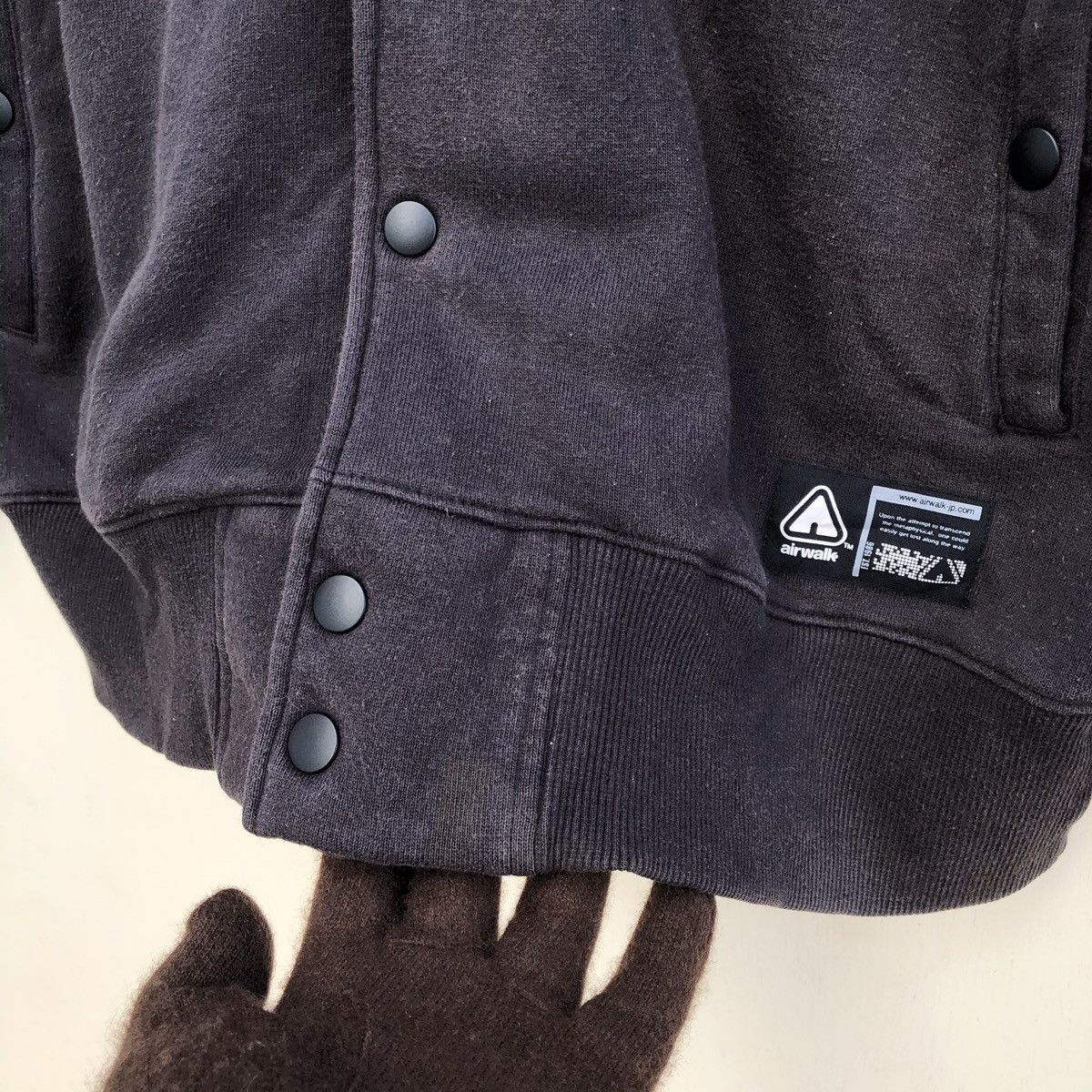 Airwalk Rare Airwalk Big Spell Out Oversized Button Ups Hoodie Size US M / EU 48-50 / 2 - 6 Thumbnail