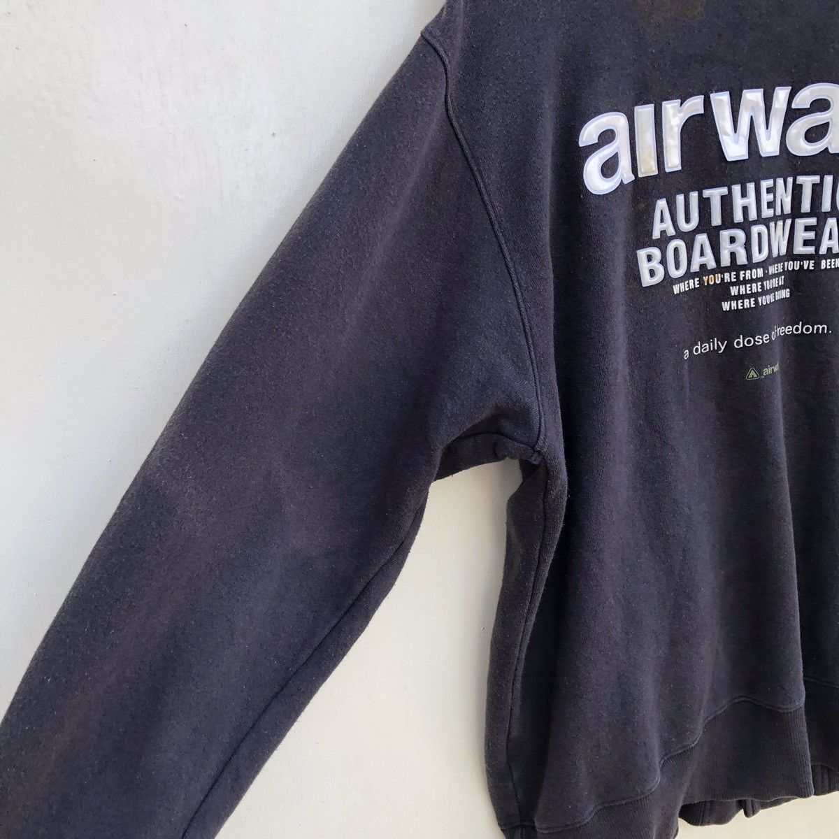 Airwalk Rare Airwalk Big Spell Out Oversized Button Ups Hoodie Size US M / EU 48-50 / 2 - 12 Thumbnail