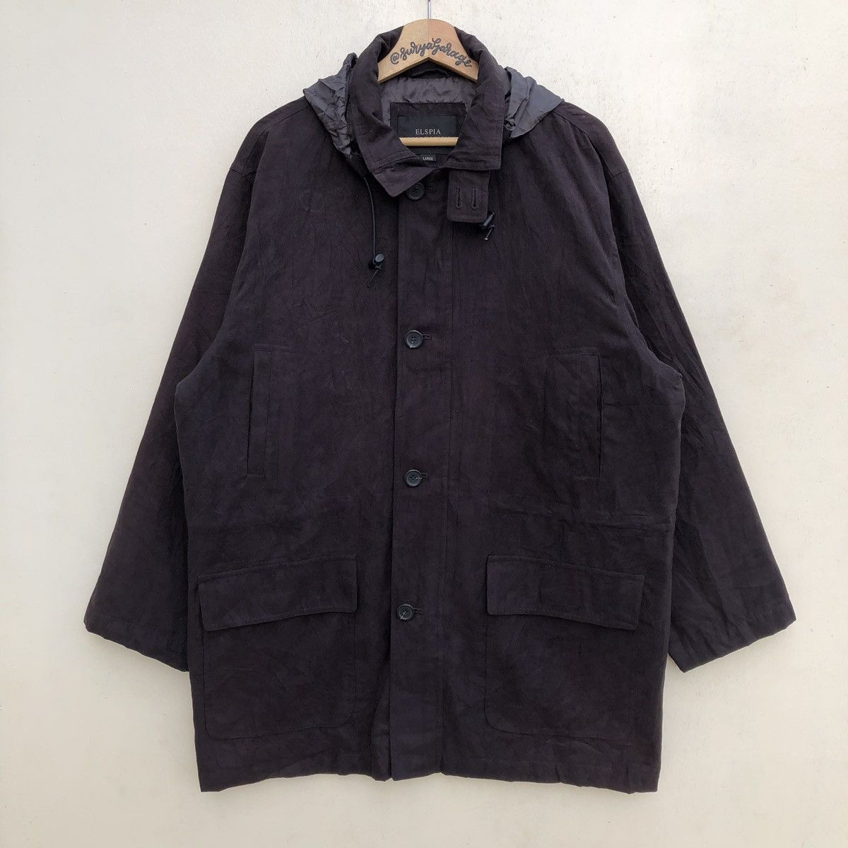 Designer × Japanese Brand × Vintage Vintage Elspia Collection Parka/Heavy Coat Size US L / EU 52-54 / 3 - 1 Thumbnail